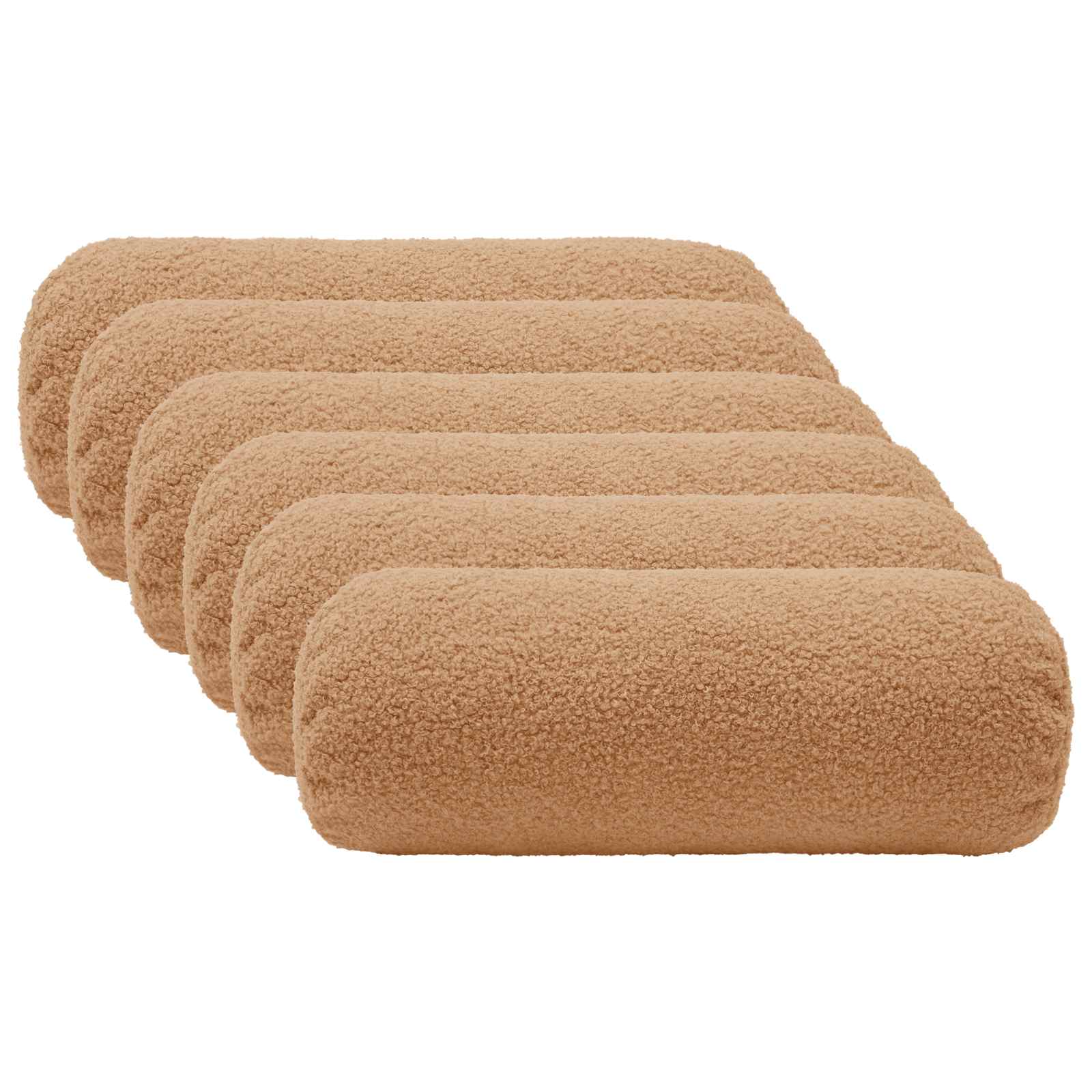 Párna huzat 6 pcs heerlen bézs ø 15 x 40 cm bouclé