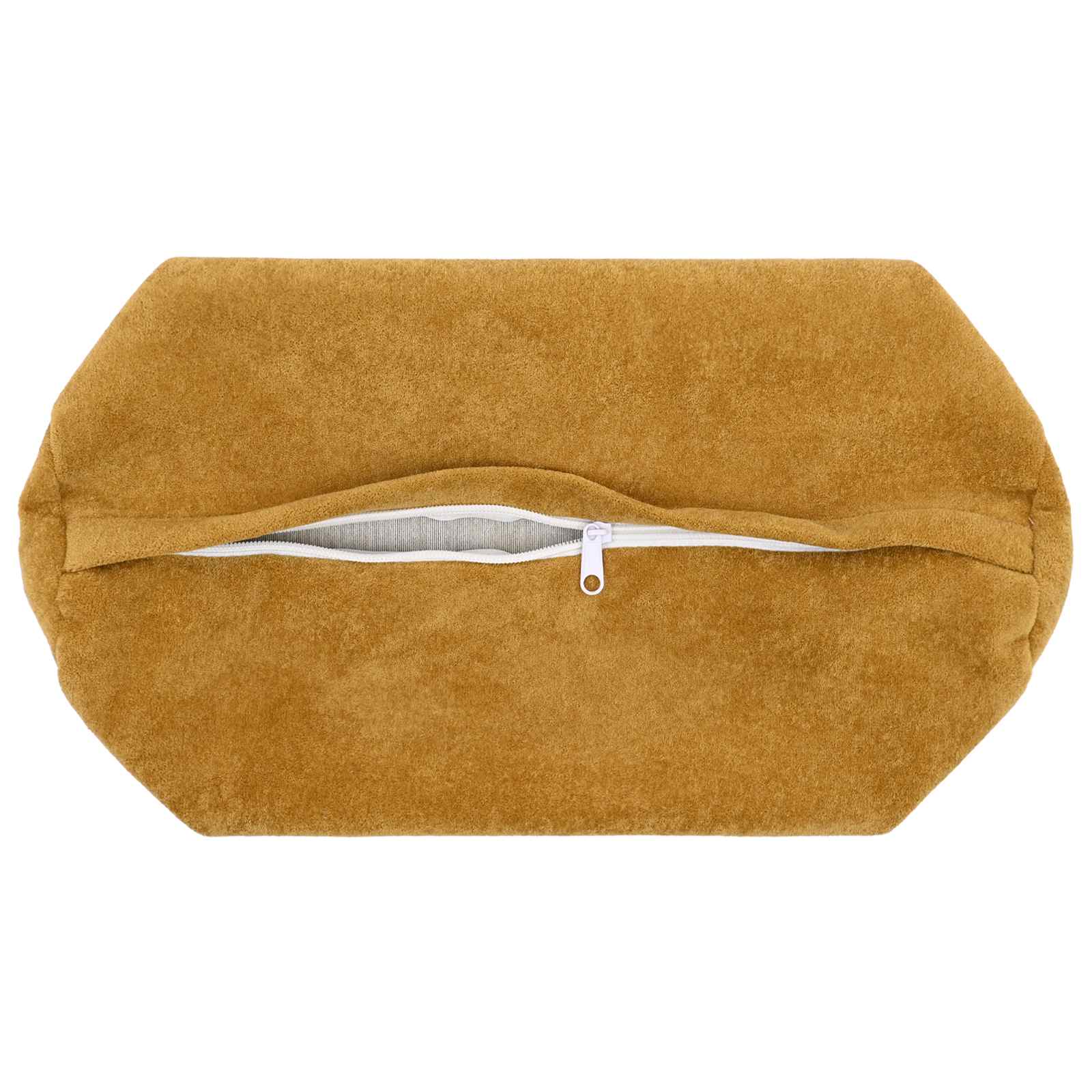 Párna huzat 6 pcs heerlen sárga ø 15 x 40 cm mikroszálas plüss