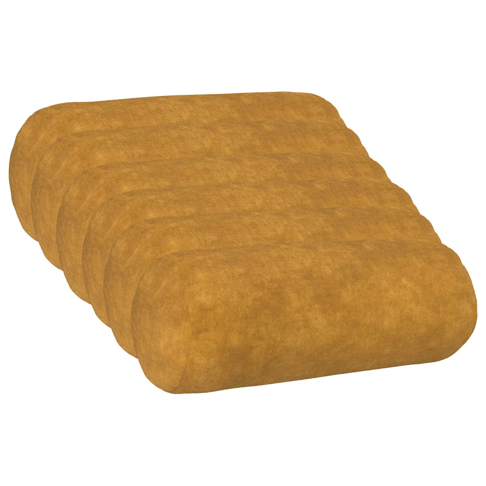 Párna huzat 6 pcs heerlen sárga ø 15 x 40 cm mikroszálas plüss