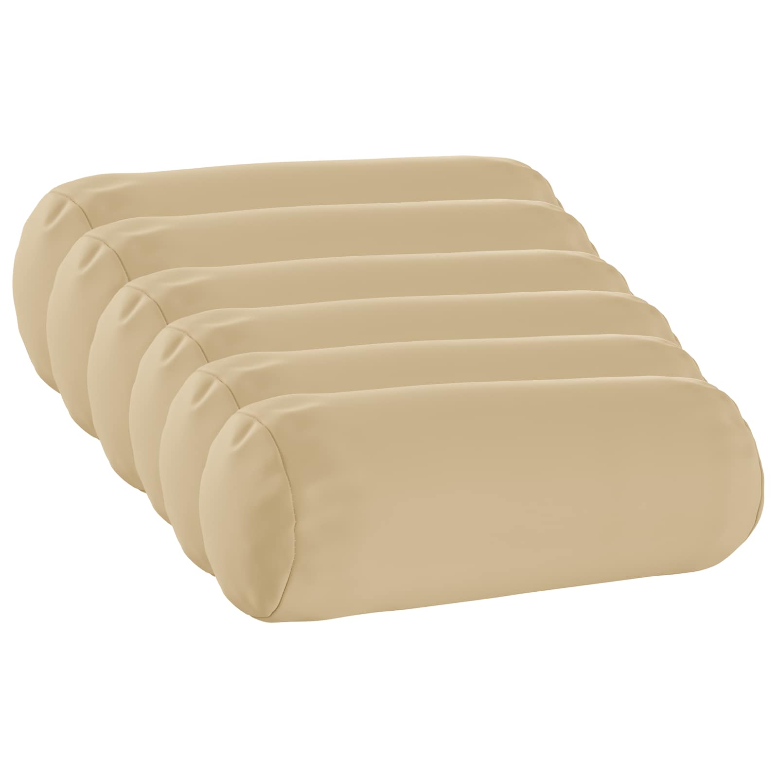 Párna huzat 6 pcs heerlen bézs ø 15 x 40 cm poliészter