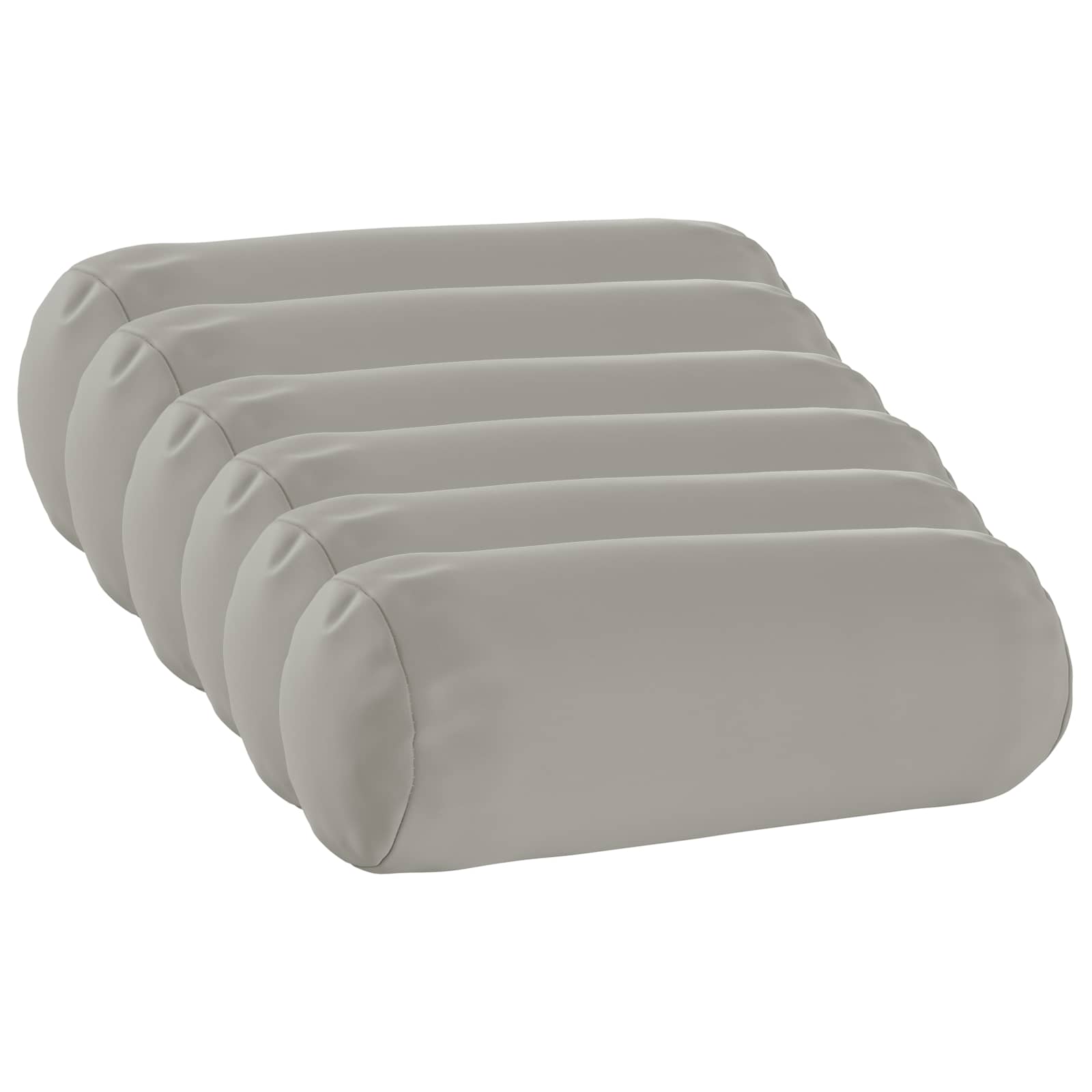 Párna huzat 6 pcs heerlen szürke ø 15 x 40 cm poliészter