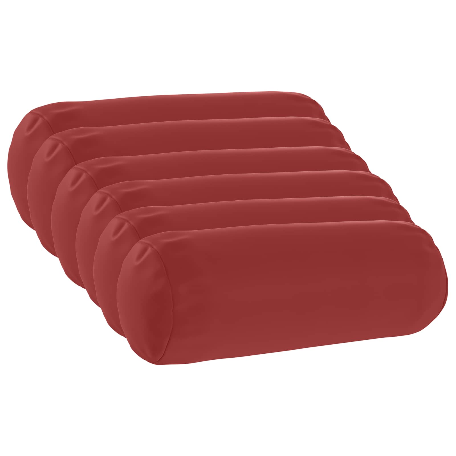 Párna huzat 6 pcs heerlen bordó ø 15 x 40 cm poliészter