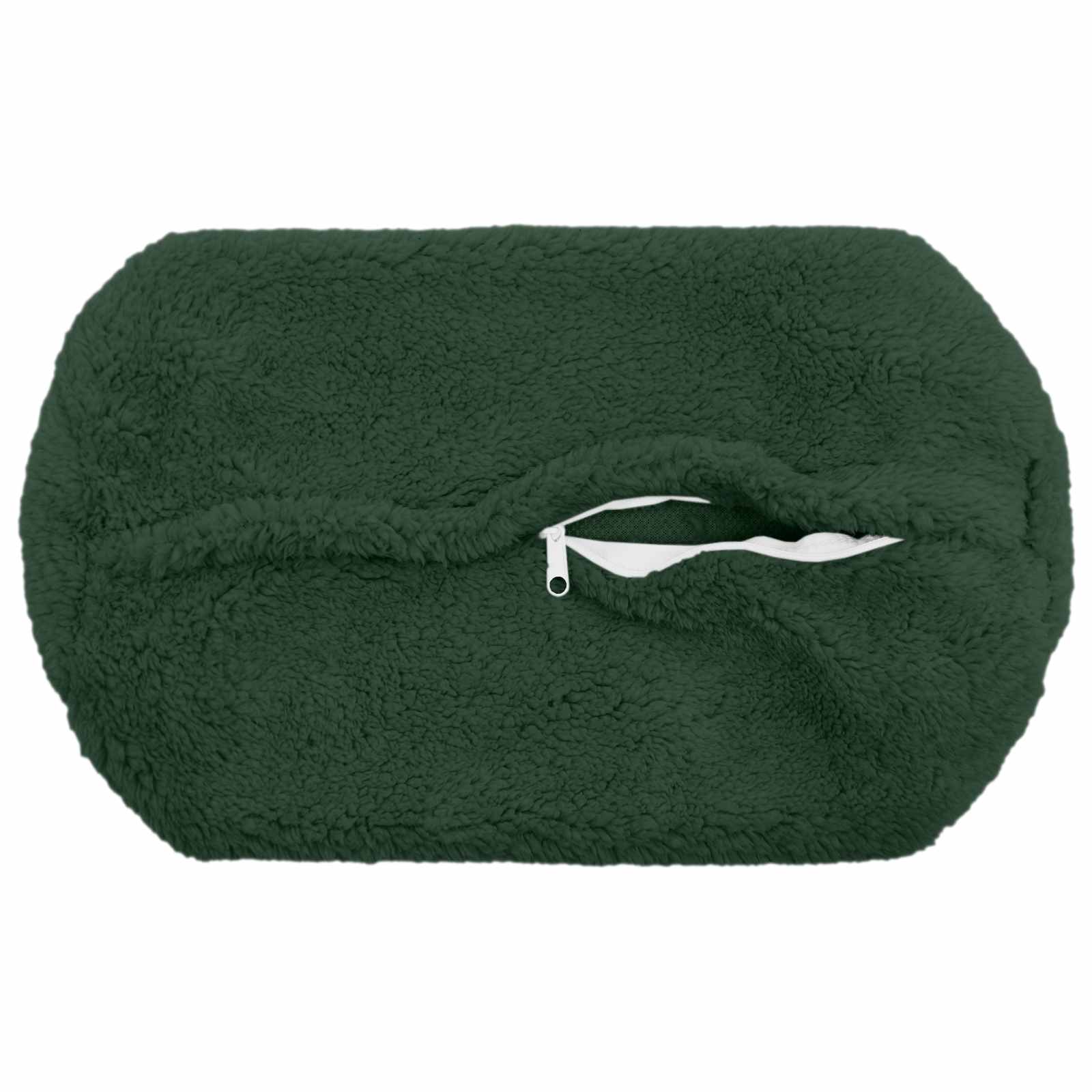 Párna huzat 2 pcs heerlen sötétzöld ø 15 x 40 cm bouclé