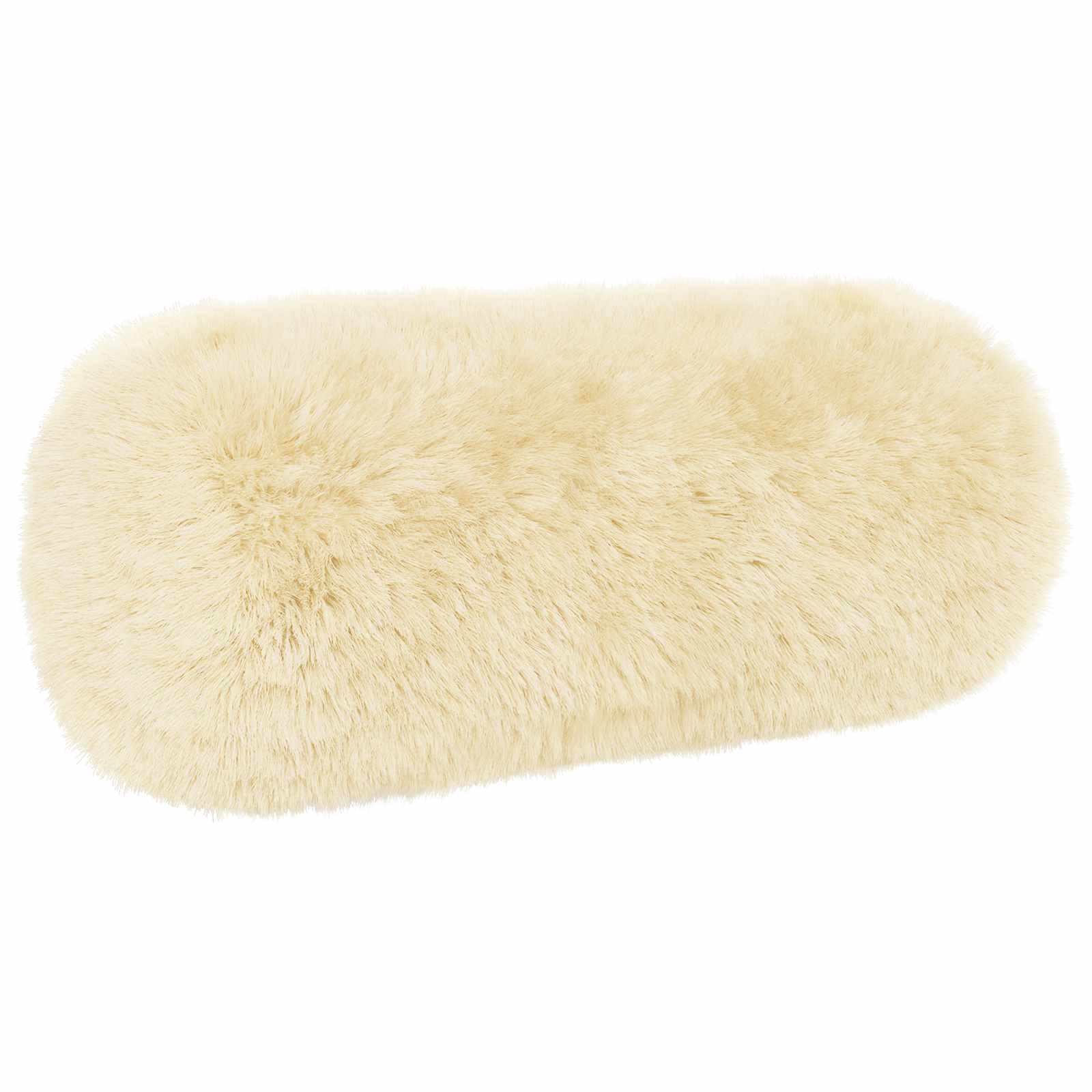 Párna huzat 2 pcs heerlen krémszínű ø 15 x 40 cm pv mikroplüss