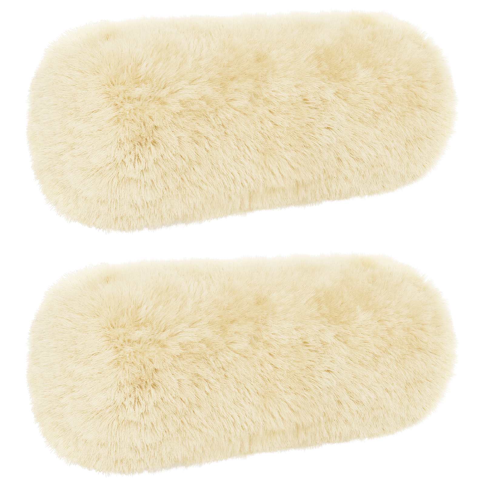 Párna huzat 2 pcs heerlen krémszínű ø 15 x 40 cm pv mikroplüss