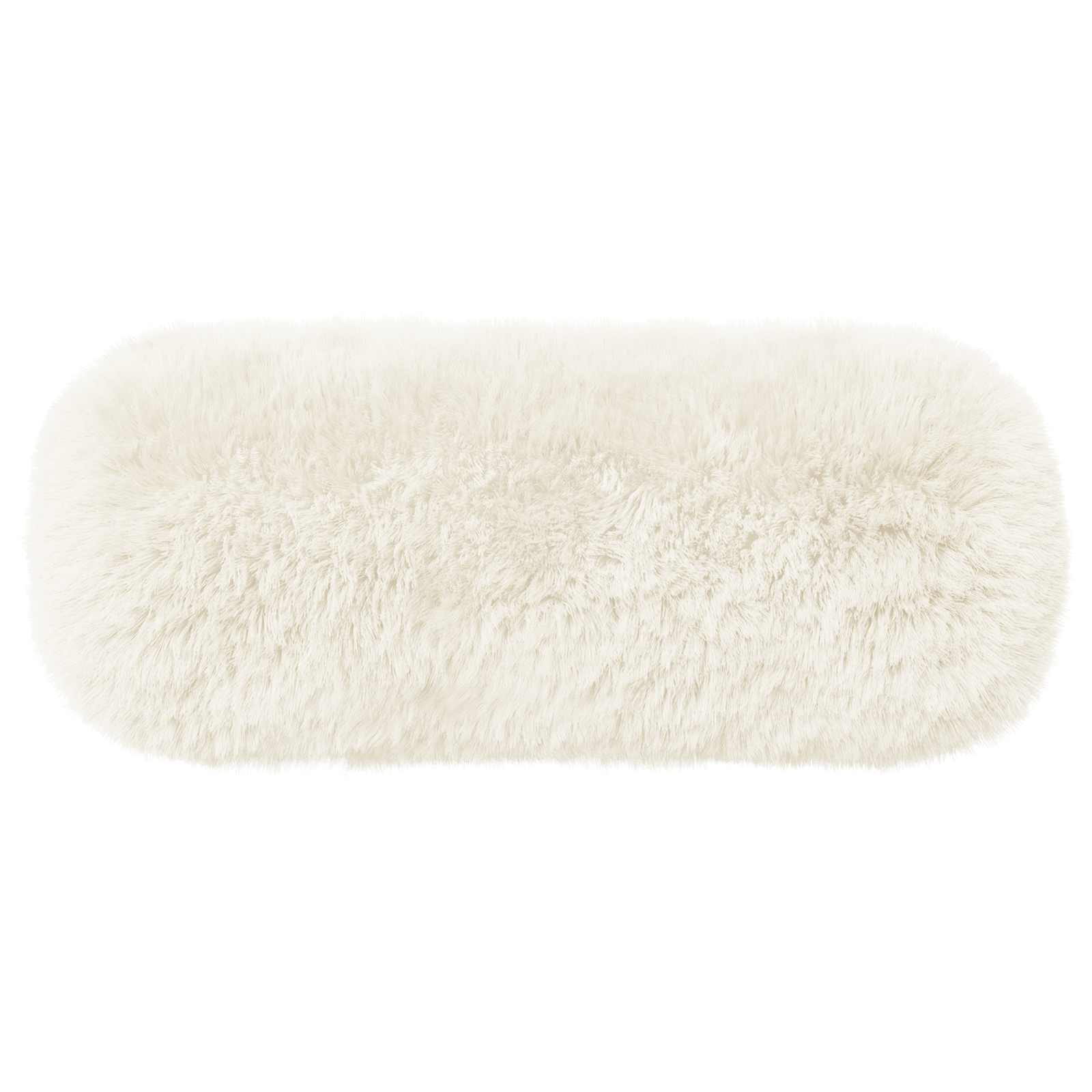 Párna huzat 2 pcs heerlen fehér ø 15 x 40 cm pv mikroplüss