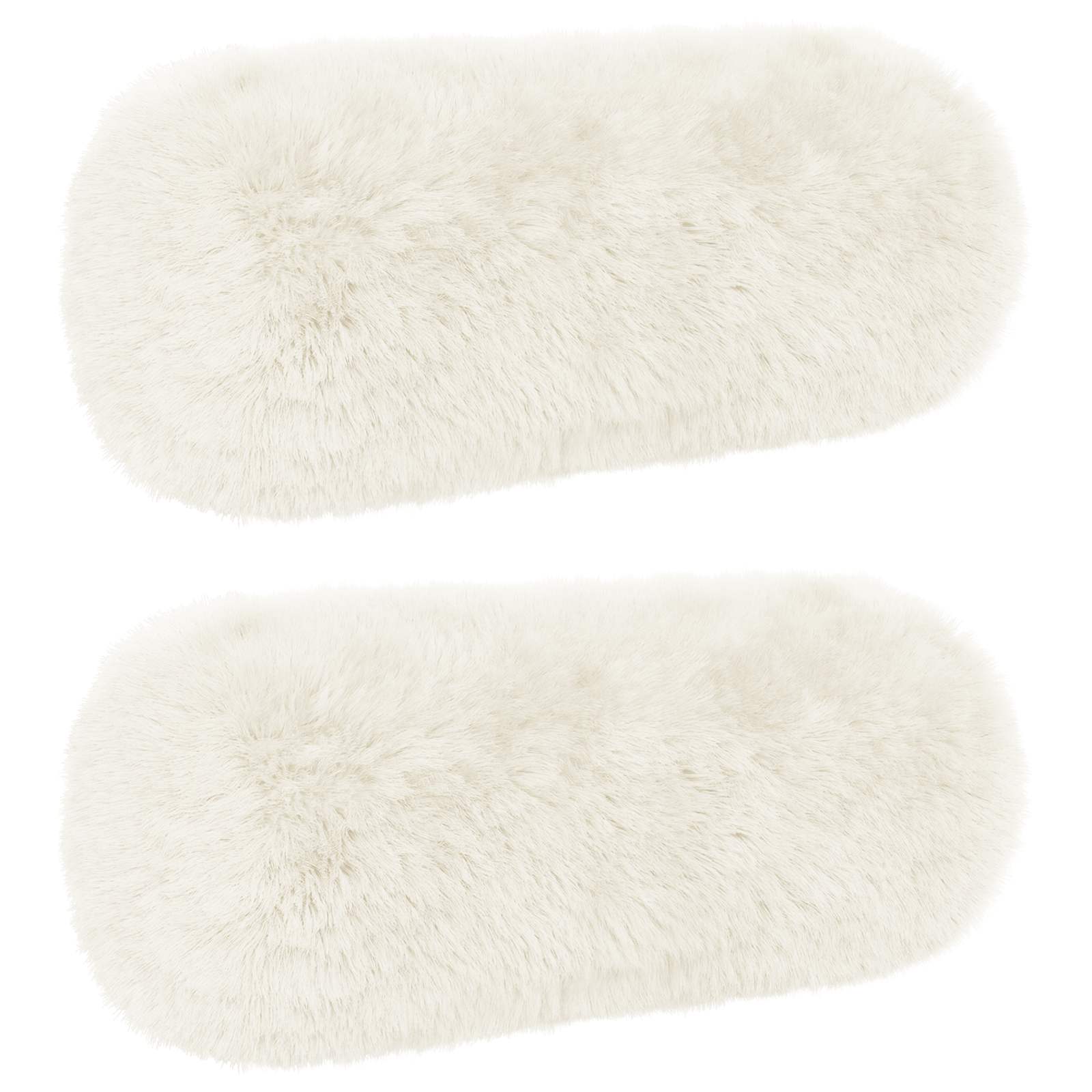 Párna huzat 2 pcs heerlen fehér ø 15 x 40 cm pv mikroplüss