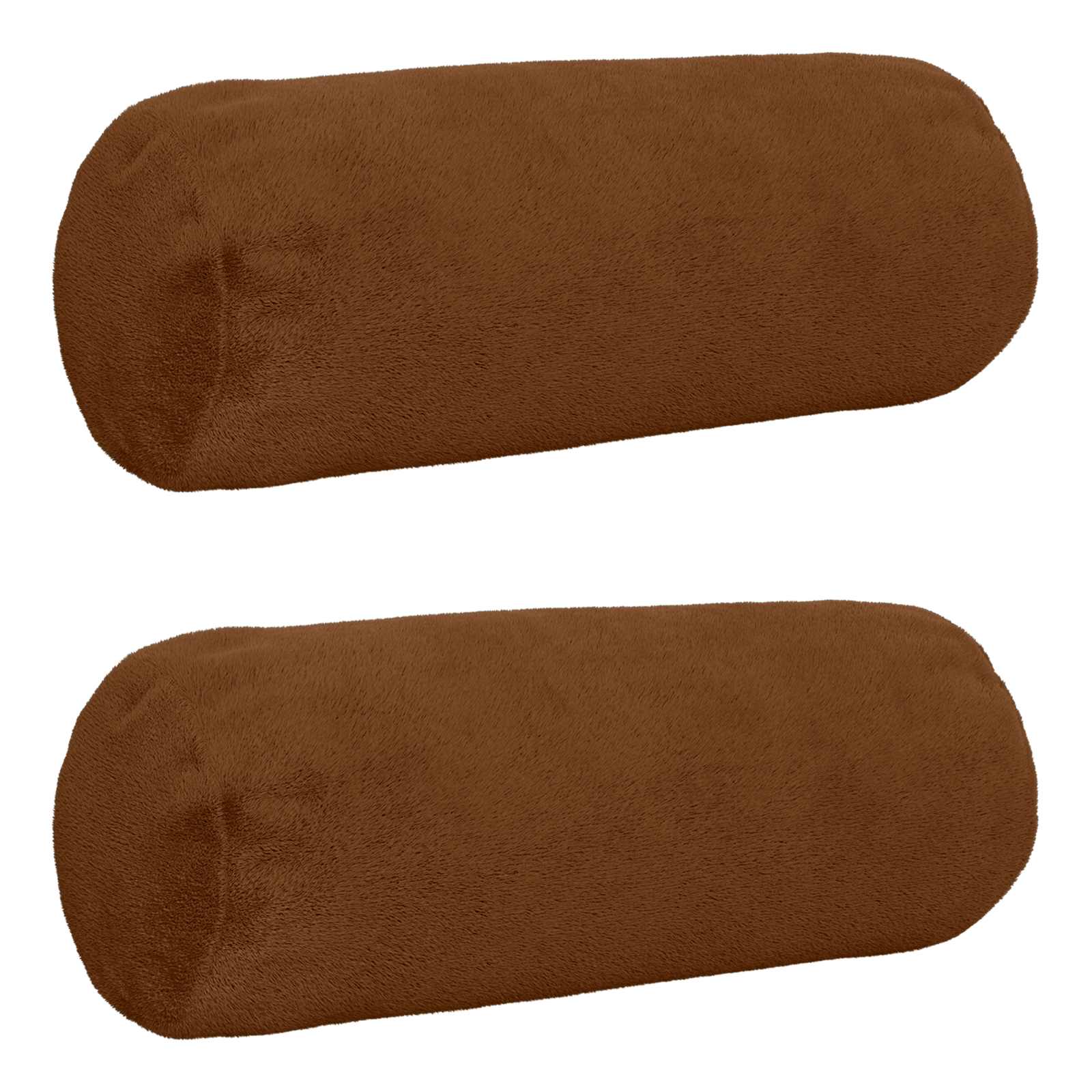 Párna huzat 2 pcs heerlen világos barna ø 15 x 40 cm flanell