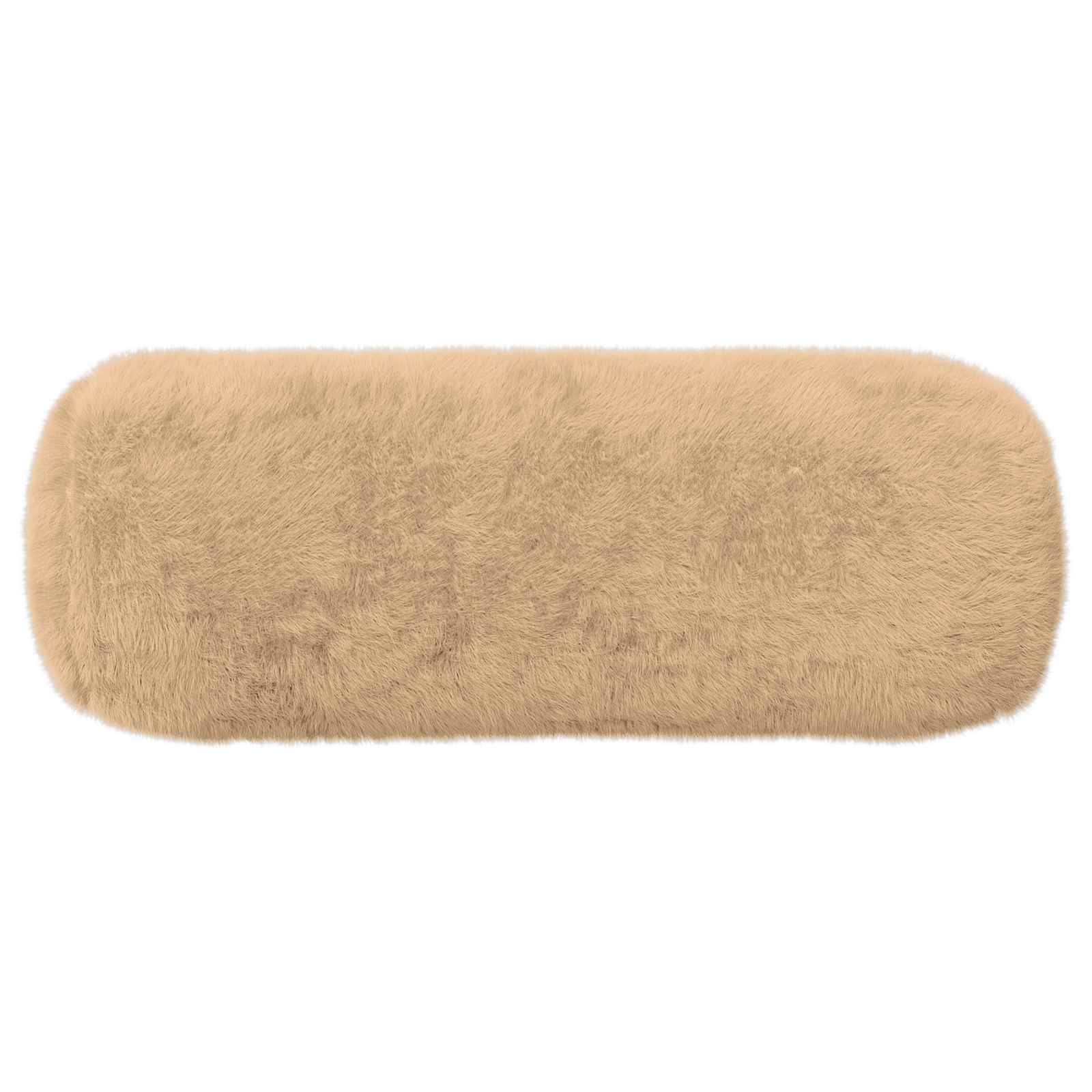 Párna huzat 6 db heerlen krémszínű ø 15 x 40 cm műnyúl szőr