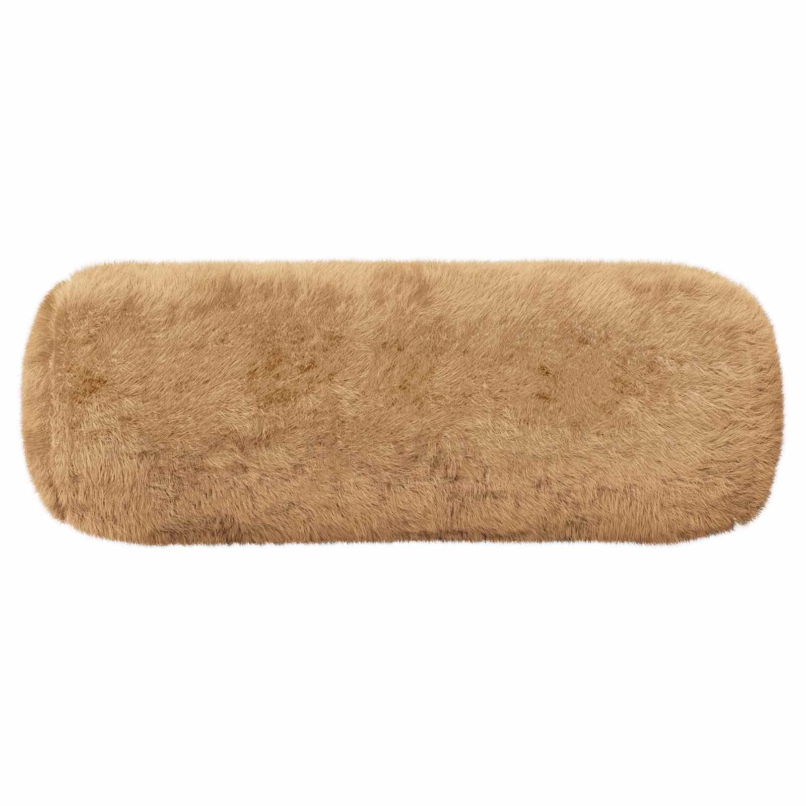 Párna huzat 2 db heerlen tópszínű ø 15 x 40 cm műnyúl szőr