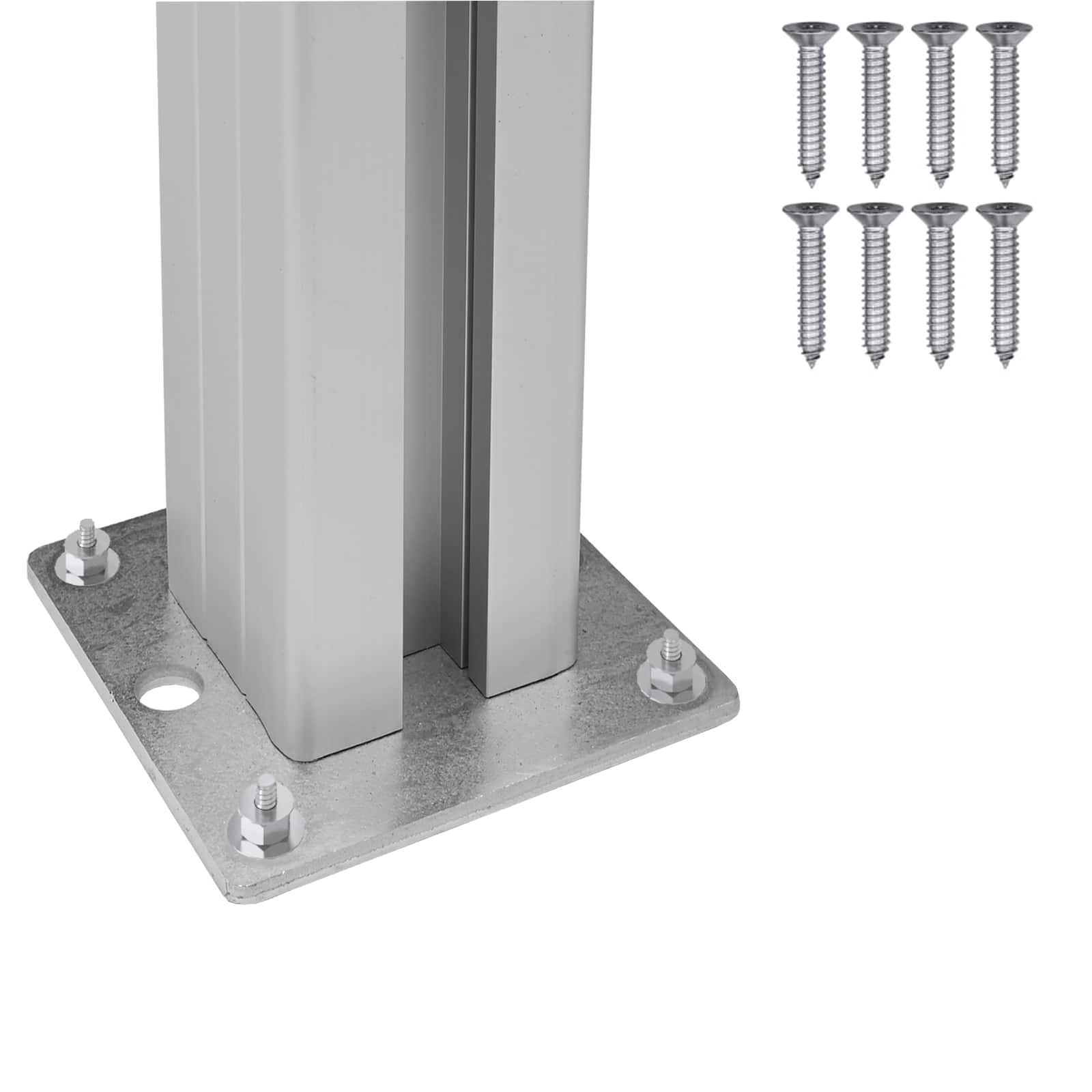 Hulladék gyűjtő kerítés barna 85 x 12 x 115 cm alumínium és wpc