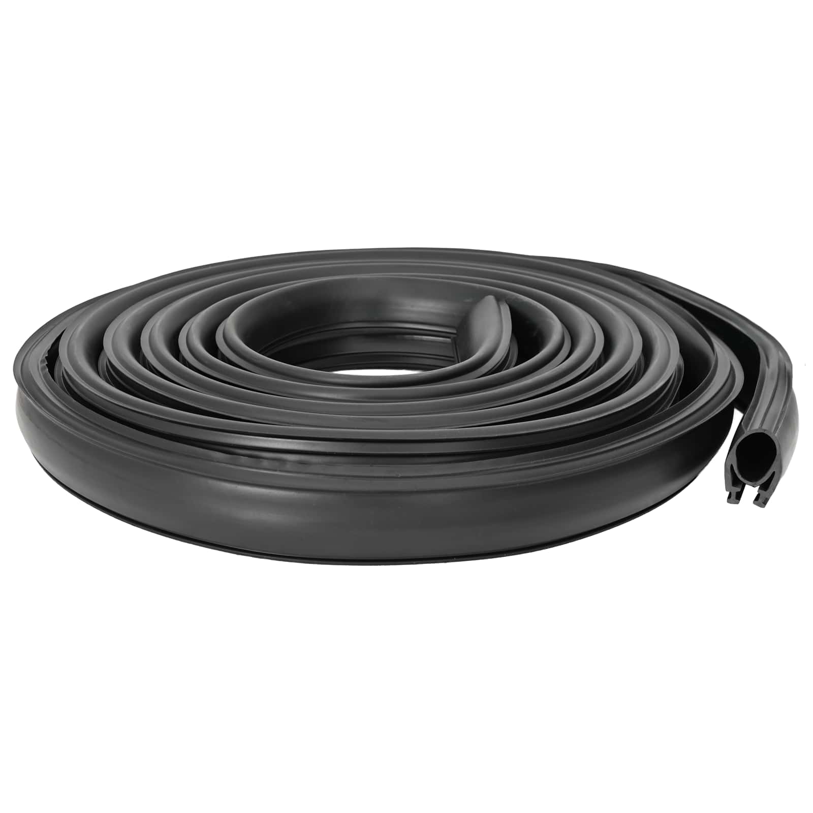 Garázs ajtó tömítés fekete 41 x 33 mm 5,5 m pvc