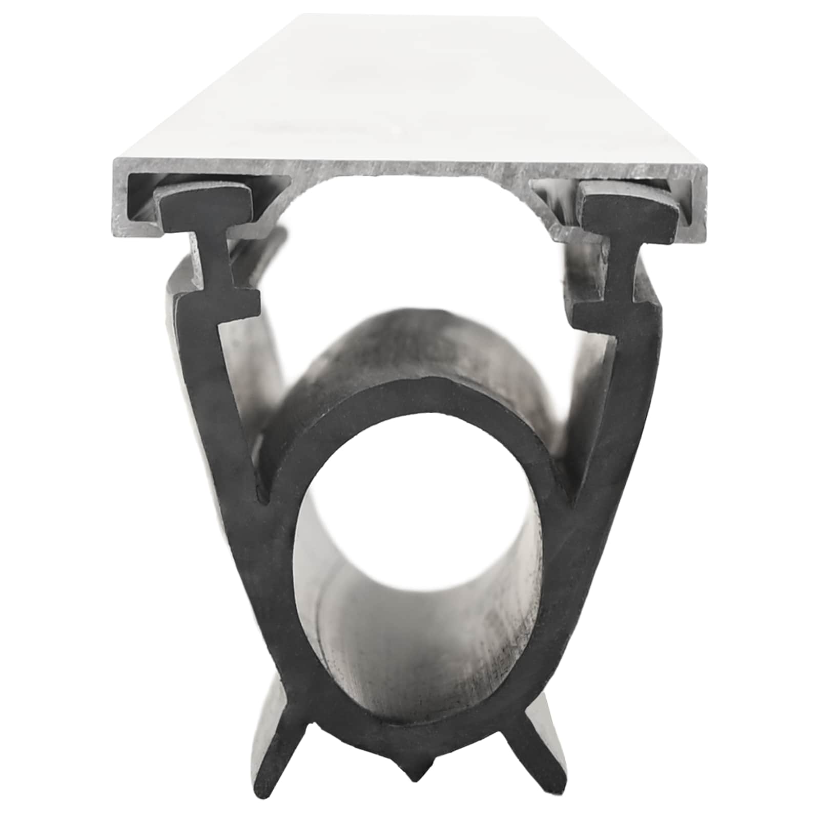 Garázs ajtó tömítés fekete 41 x 33 mm 5,5 m pvc