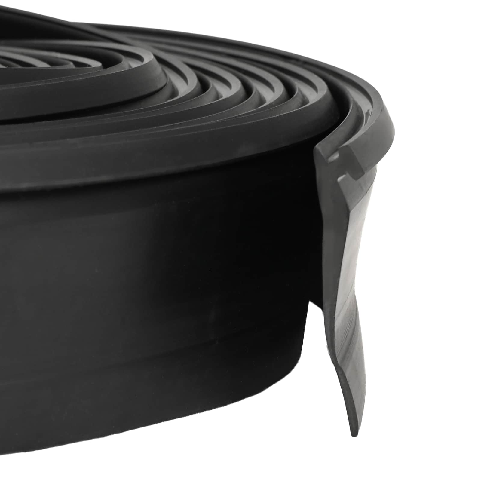 Garázs ajtó tömítés fekete 52 x 2 mm 5,5 m pvc