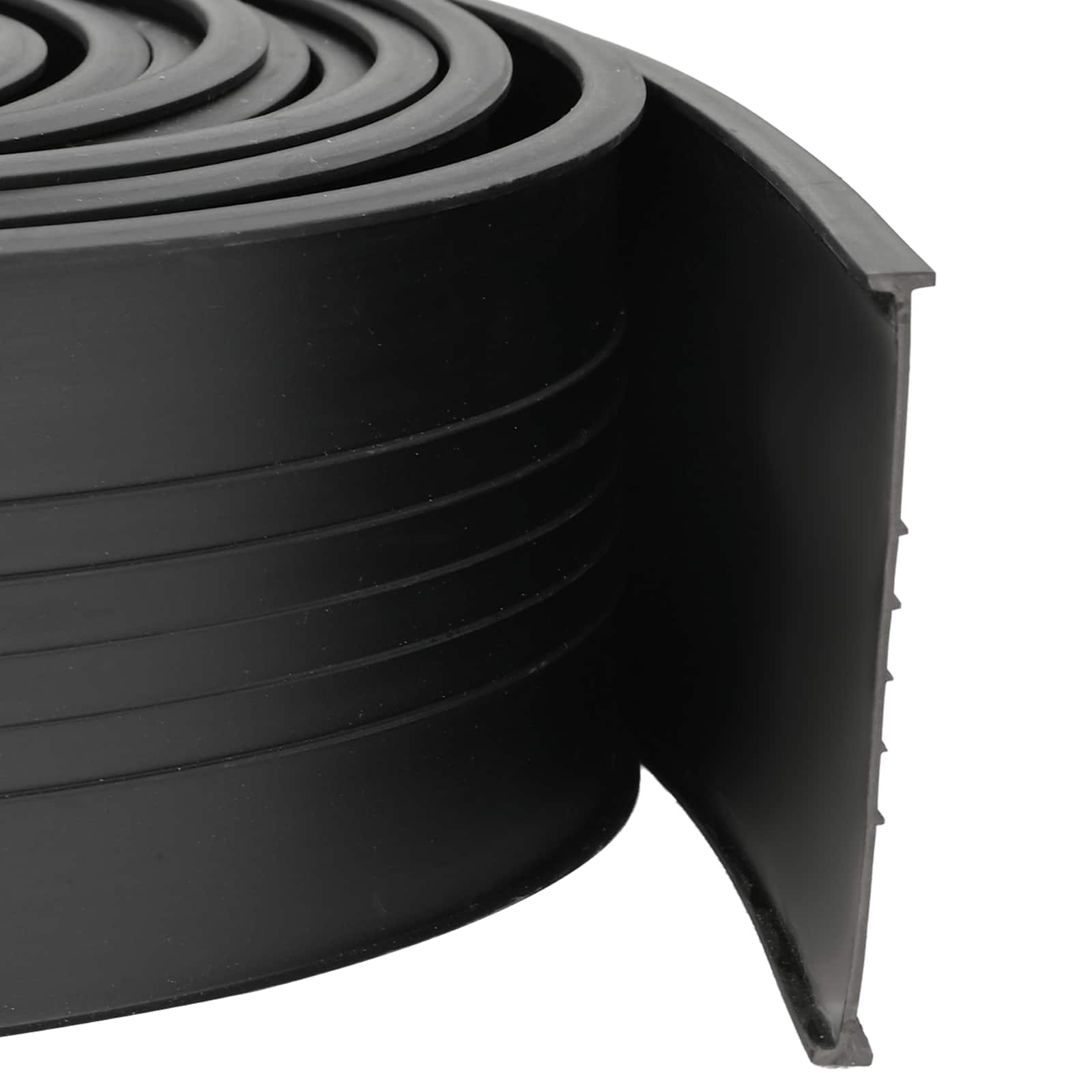 Garázs ajtó tömítés fekete 70 x 6 mm 4,5 m pvc