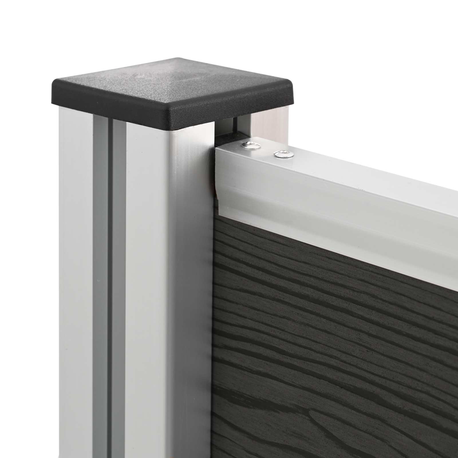 Hulladék gyűjtő kerítés szürke 161 x 85 x 115 cm