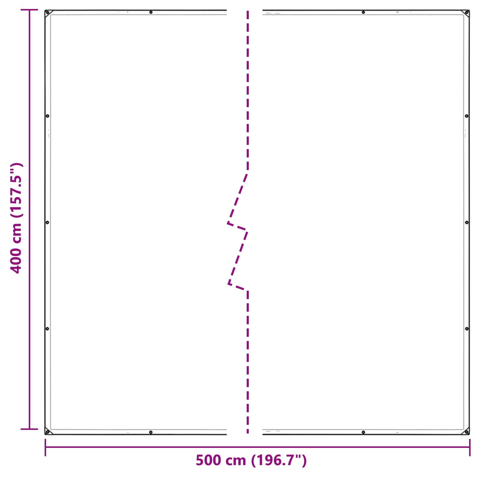 Növényfedező átlátszó 4 x 5 m pe