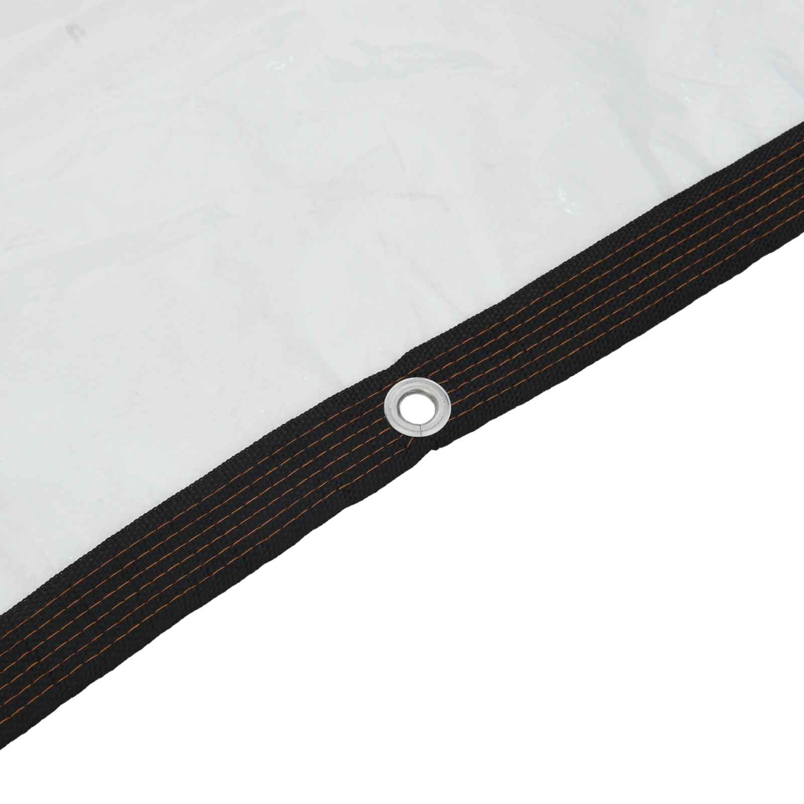 Ponyva fémfülekkel átlátszó 3 x 4 m polietilén