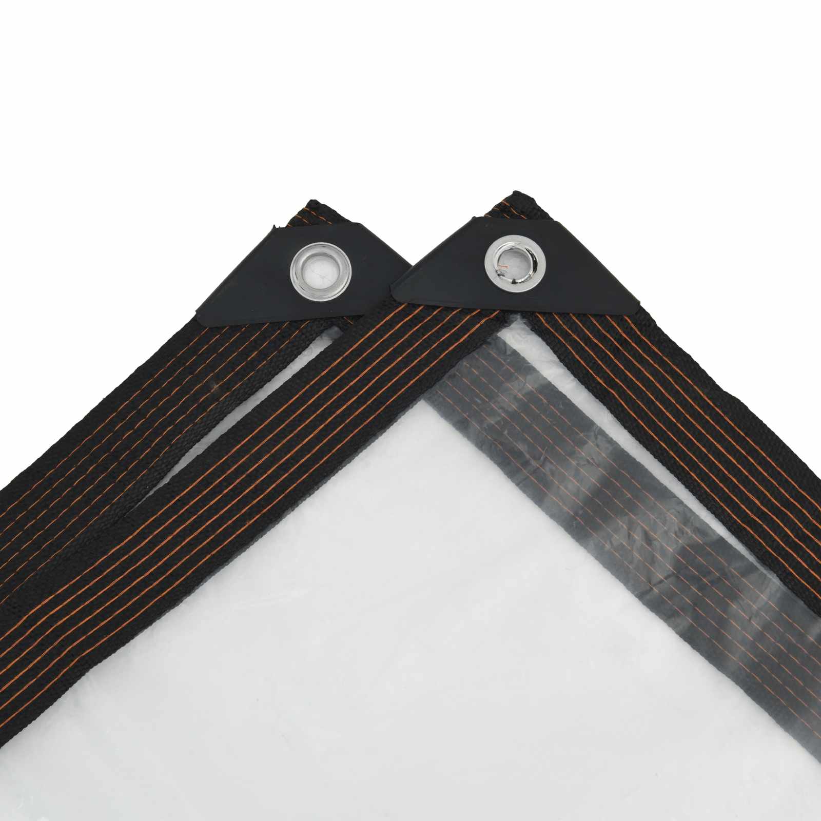 Ponyva fémfülekkel átlátszó 6 x 6 m polietilén