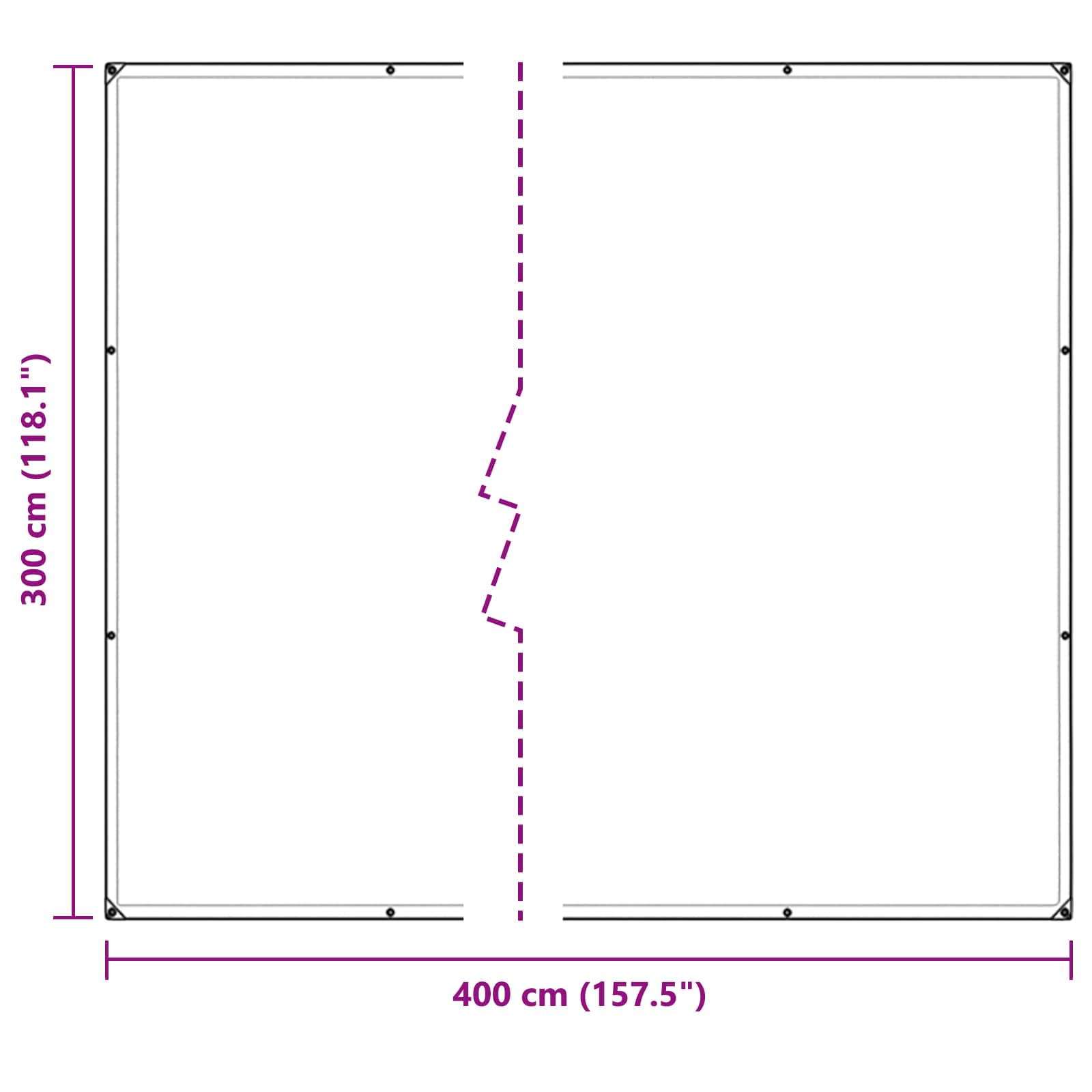 Növényfedező átlátszó 3 x 4 m pvc