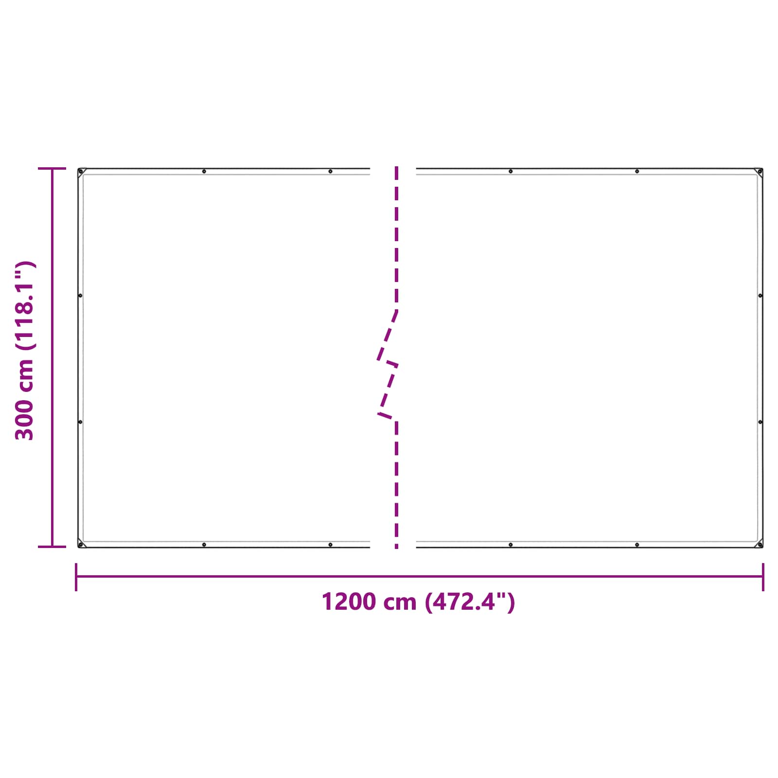 Növényfedező átlátszó 3 x 12 m pvc