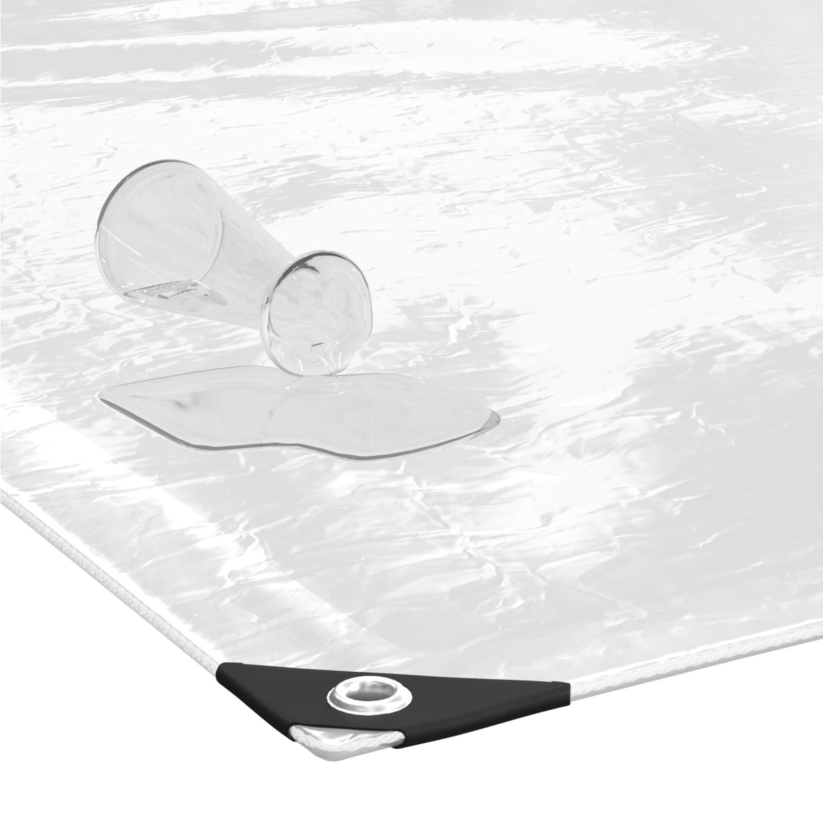 Növényfedező átlátszó 4 x 12 m pvc