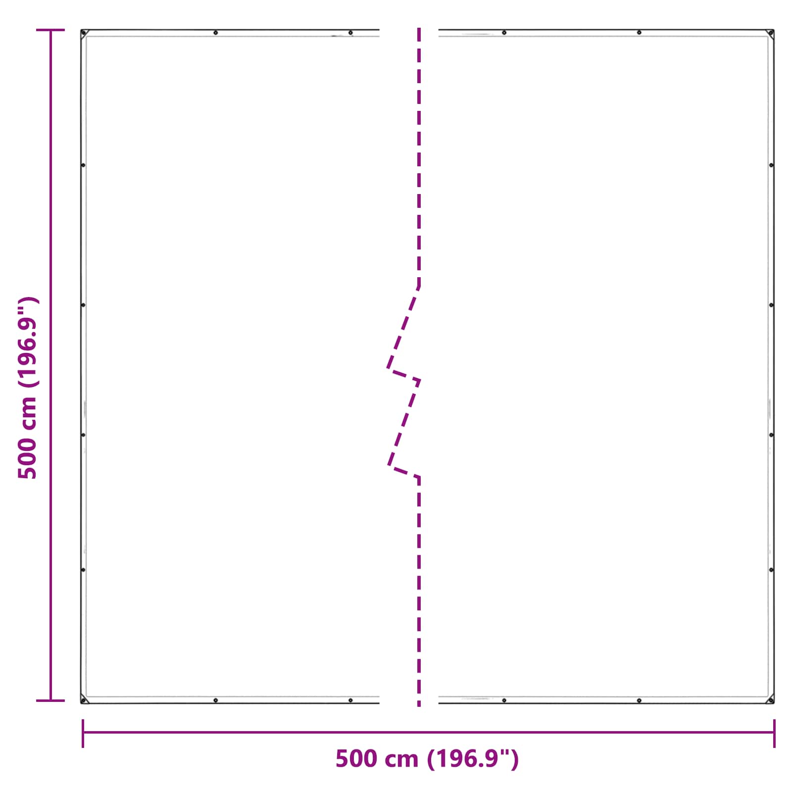 Növényfedező átlátszó 5 x 5 m pvc
