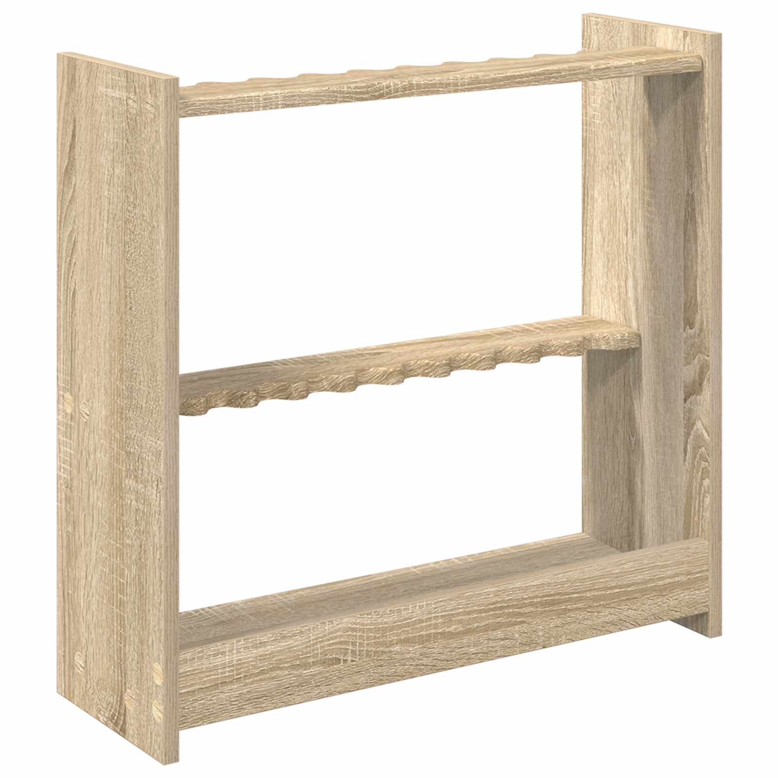 Biliárd dákó állvány szerelt fa 60 x 20 x 57 cm sonoma