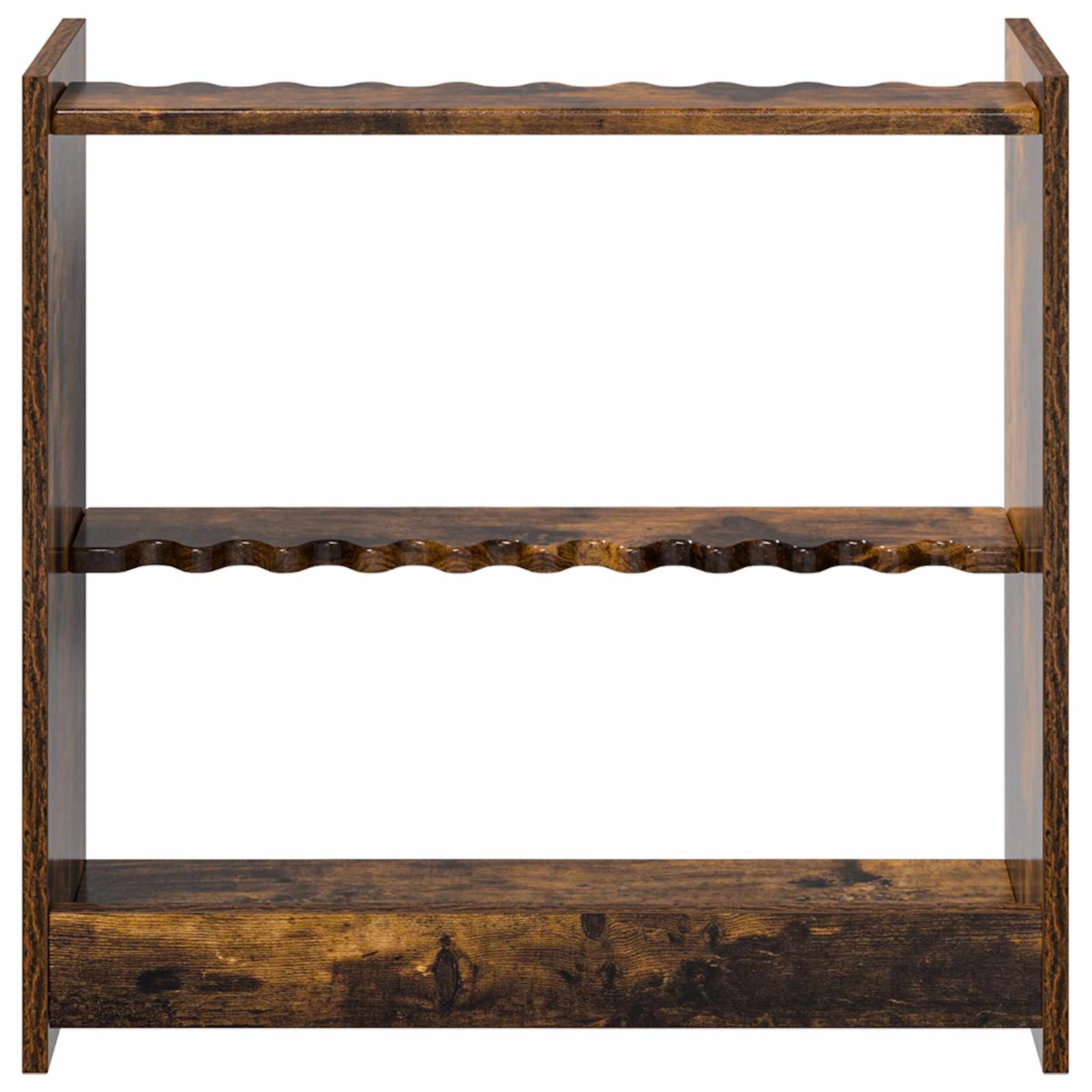Biliárd dákó állvány szerelt fa 60 x 20 x 57 cm füstös tölgy