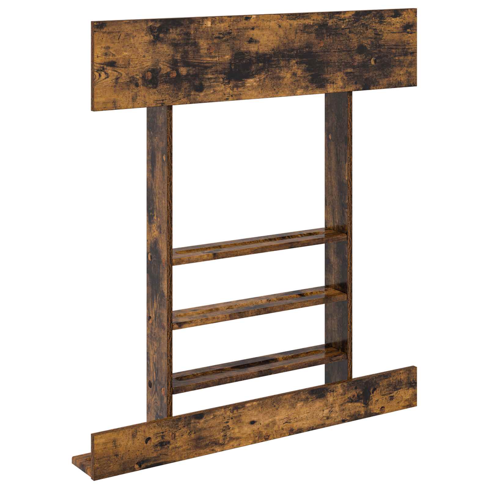 Biliárd dákó állvány szerelt fa 93 x 12 x 103 cm füstös tölgy