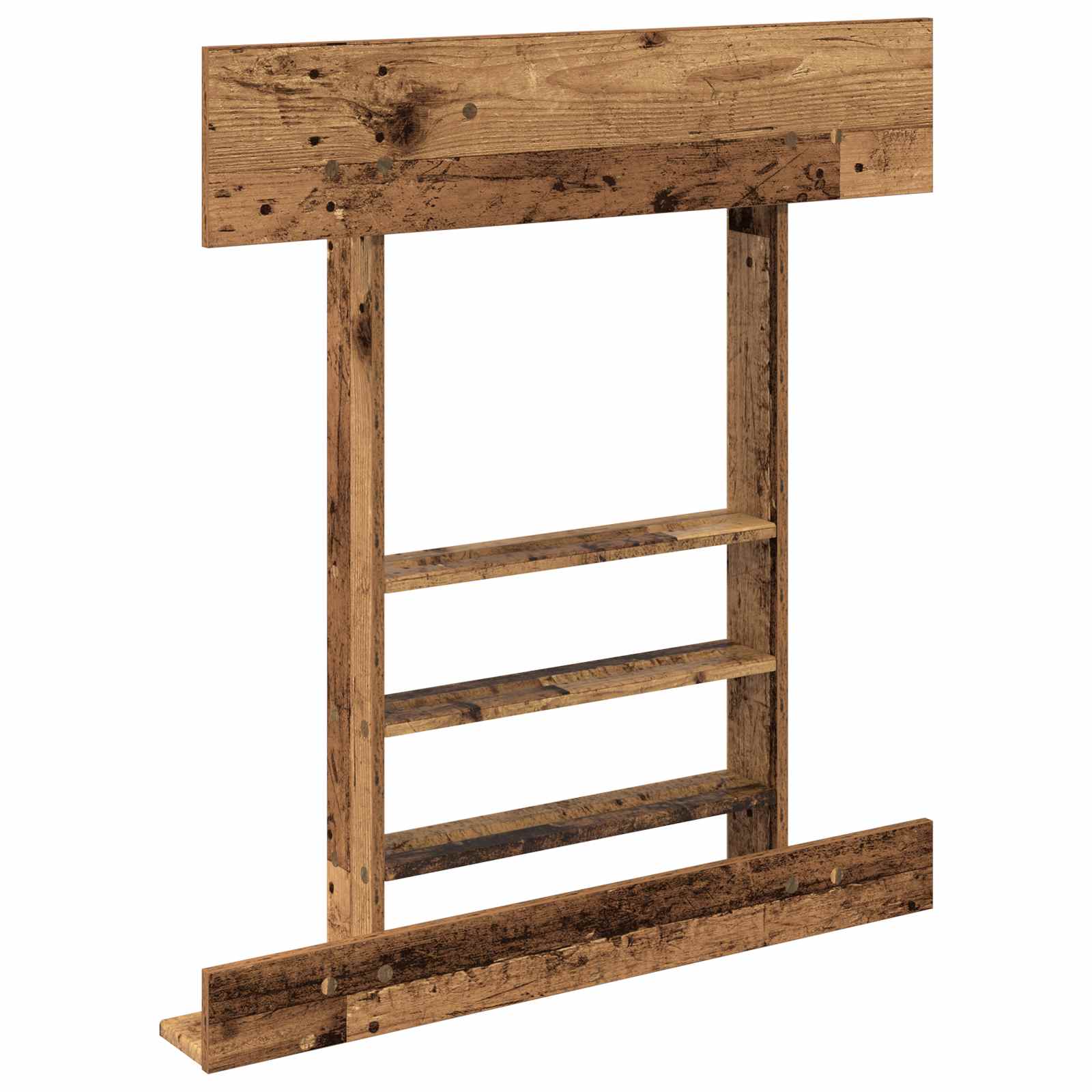 Biliárd dákó állvány szerelt fa 93 x 12 x 103 cm antik fa