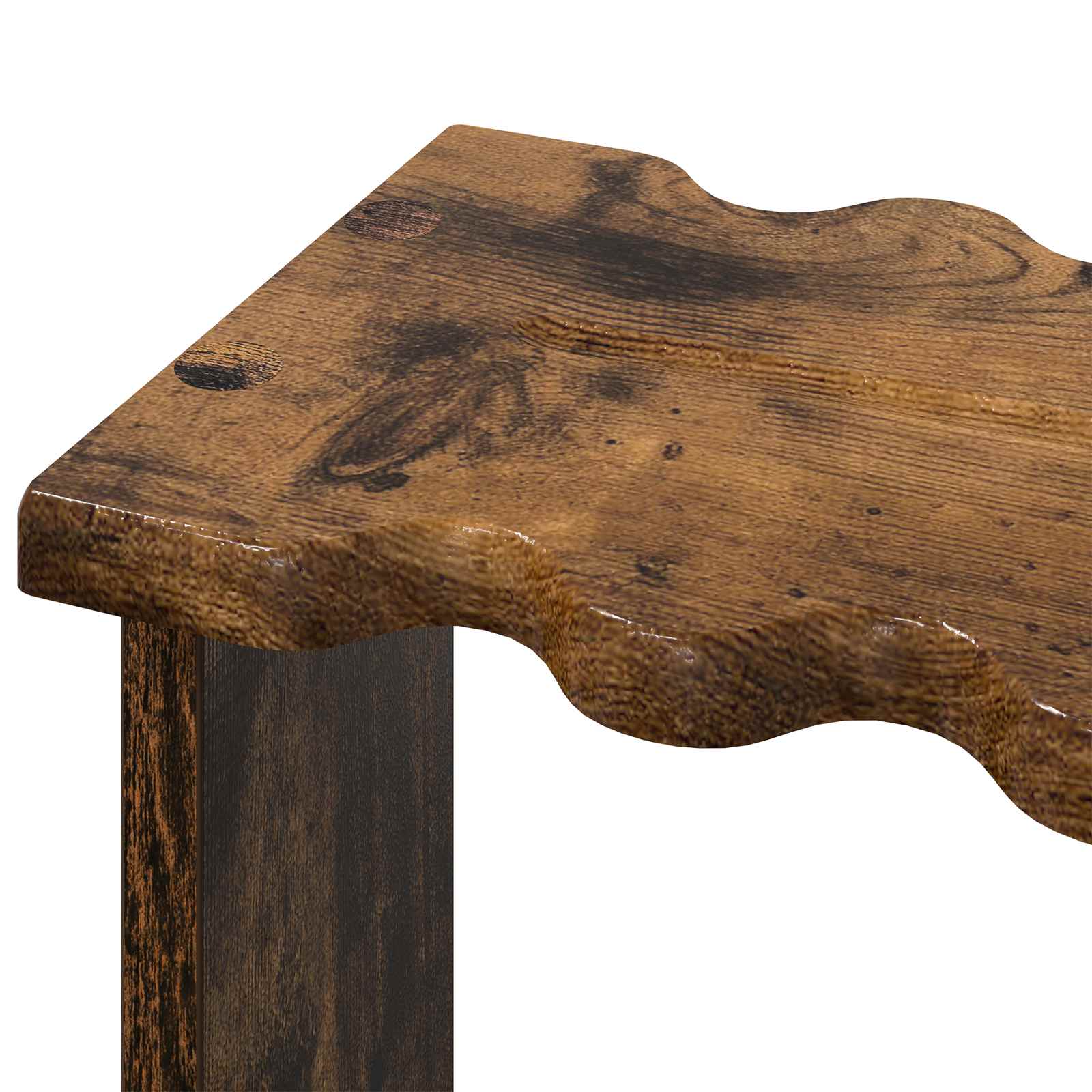 Biliárd dákó állvány szerelt fa 60 x 35 x 60 cm füstös tölgy