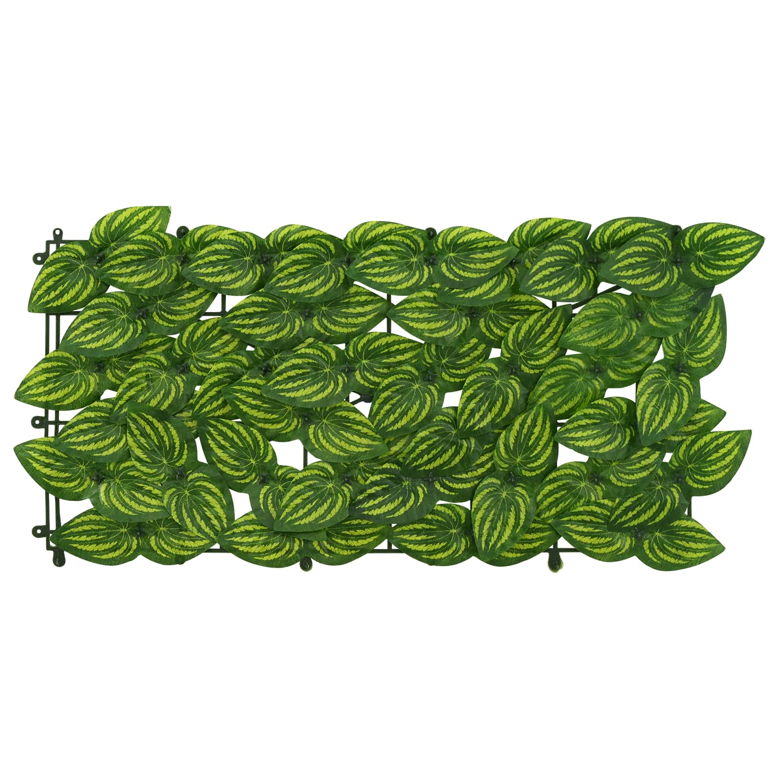 Erkély képernyő levelekkel zöld és sárga 300 x 150 cm