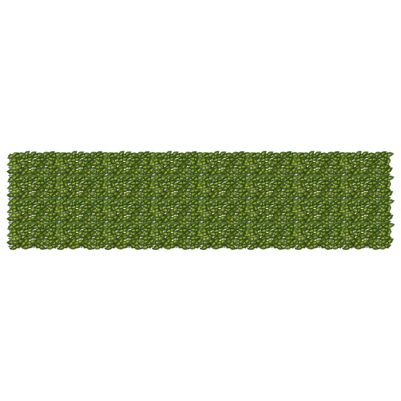 Erkély képernyő levelekkel zöld és sárga 400 x 100 cm