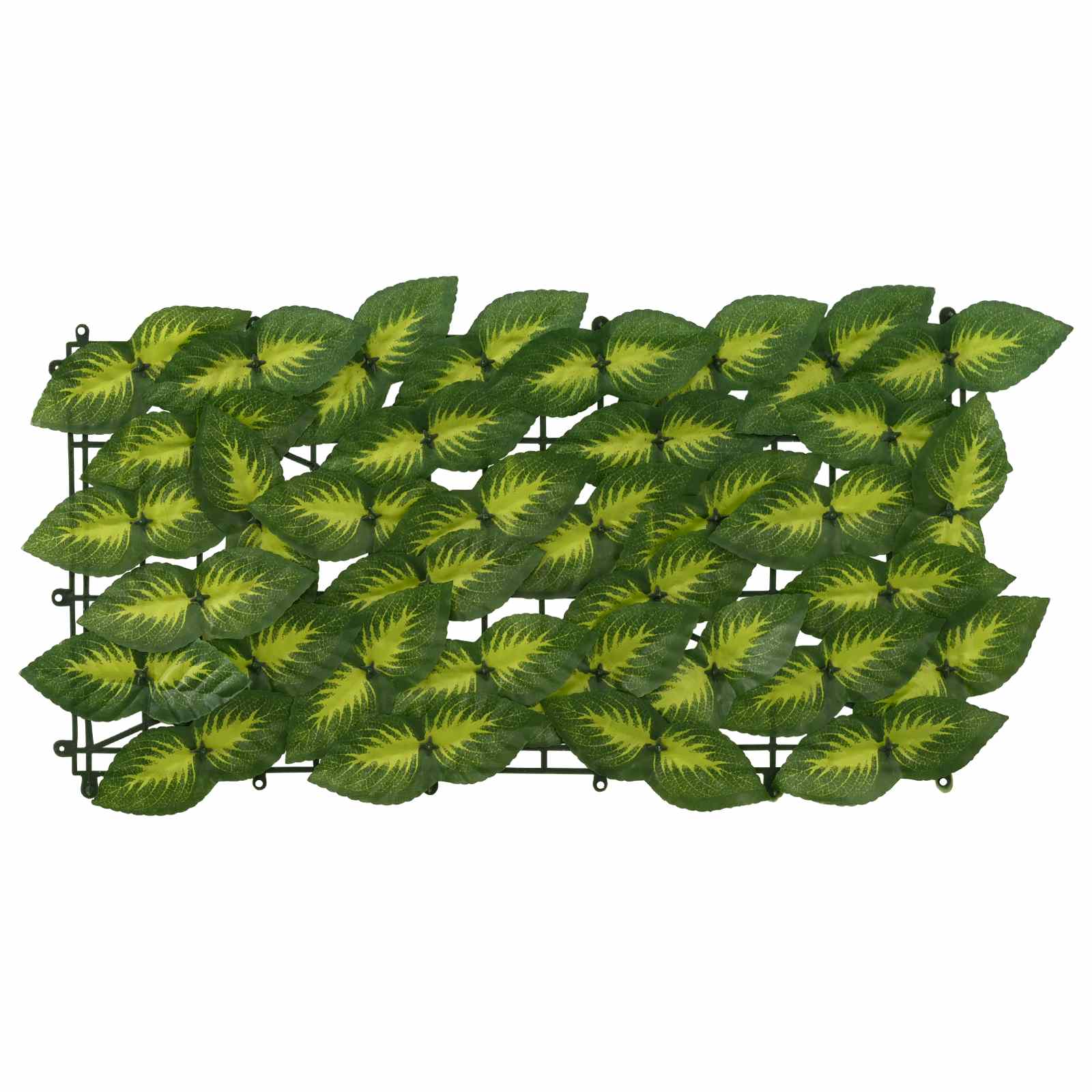 Erkély képernyő levelekkel zöld és sárga 500 x 150 cm
