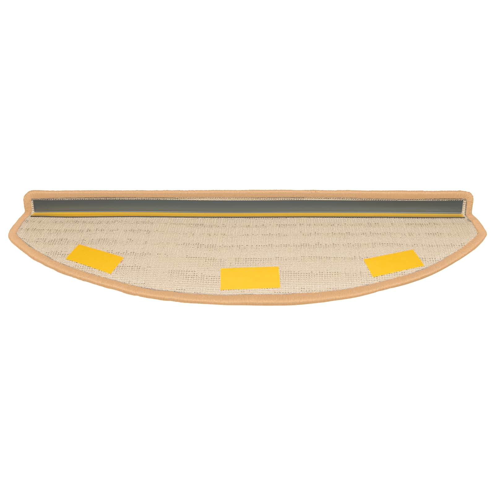 Öntapadós lépcsőszőnyegek 15 pcs arany 80 x 24,5 x 3,5 cm