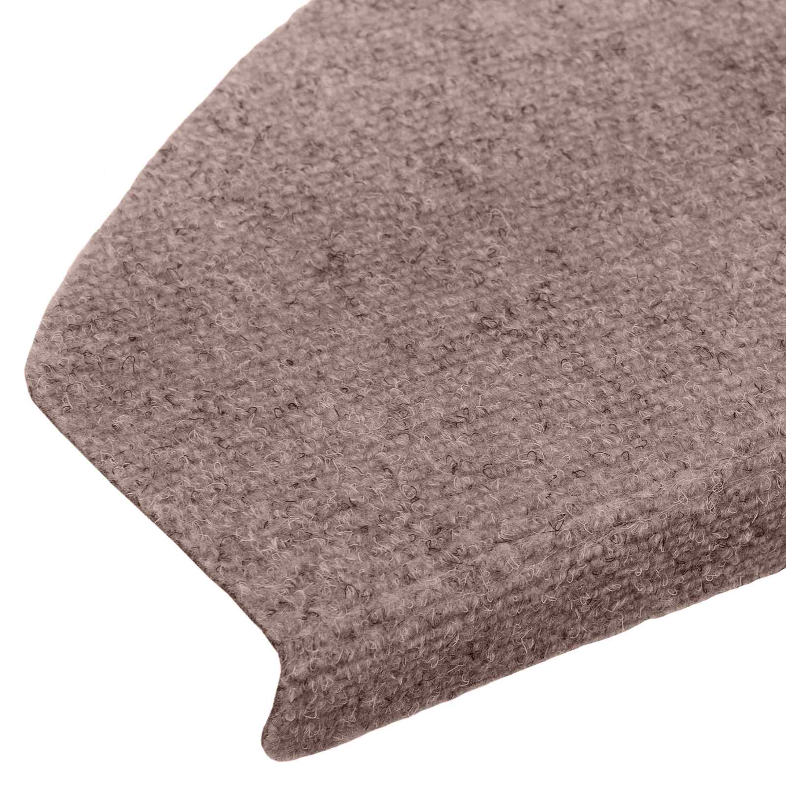 Öntapadós lépcsőszőnyegek félkör 15 pcs bézs 80 x 24,5 x 3,5 cm
