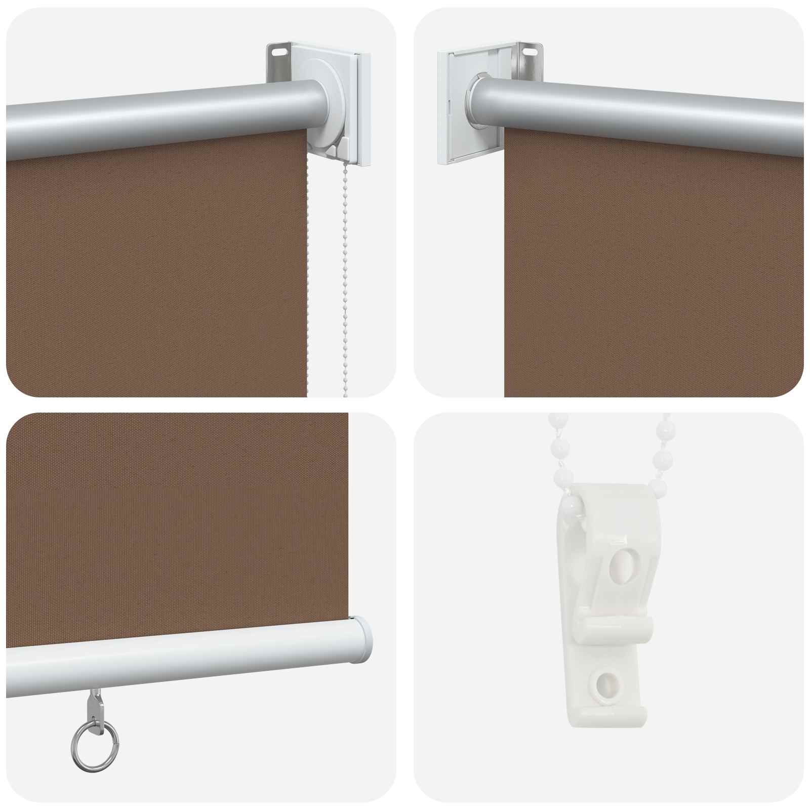 Roletta uv védelemmel tópszínű 145 x 230 cm poliészter
