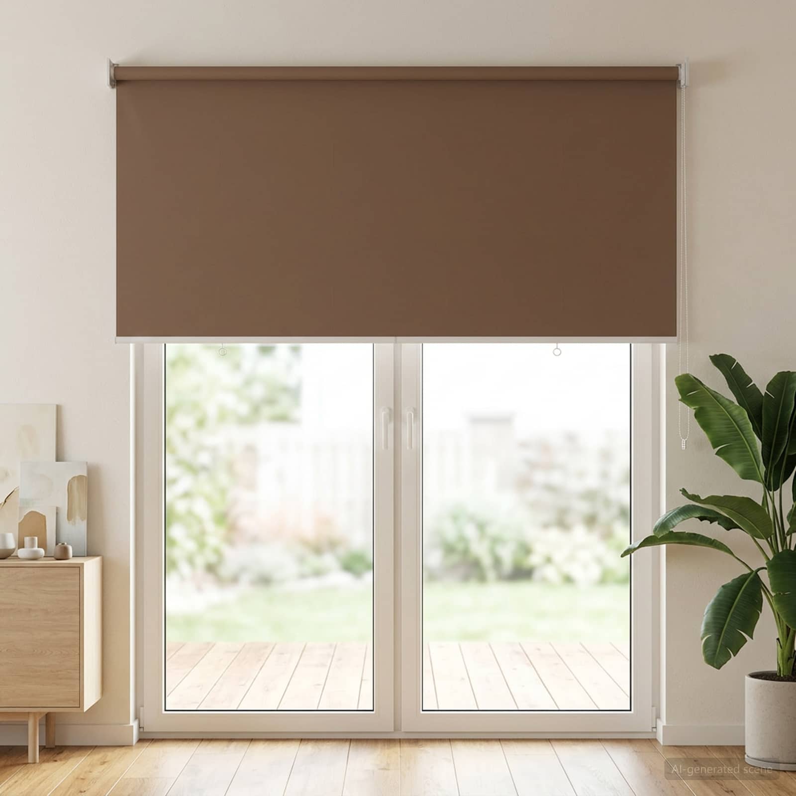 Roletta uv védelemmel tópszínű 145 x 230 cm poliészter