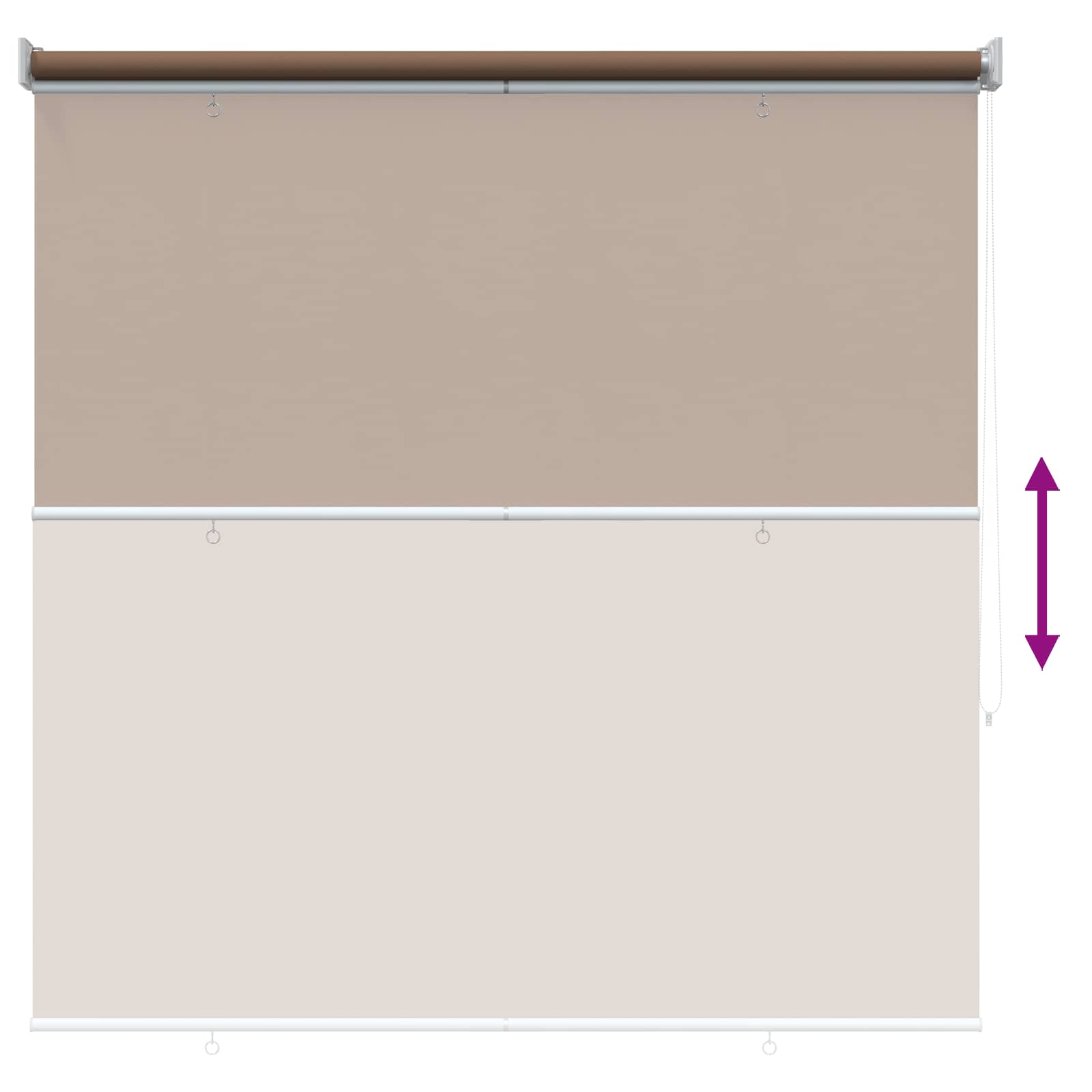 Roletta uv védelemmel tópszínű 145 x 230 cm poliészter