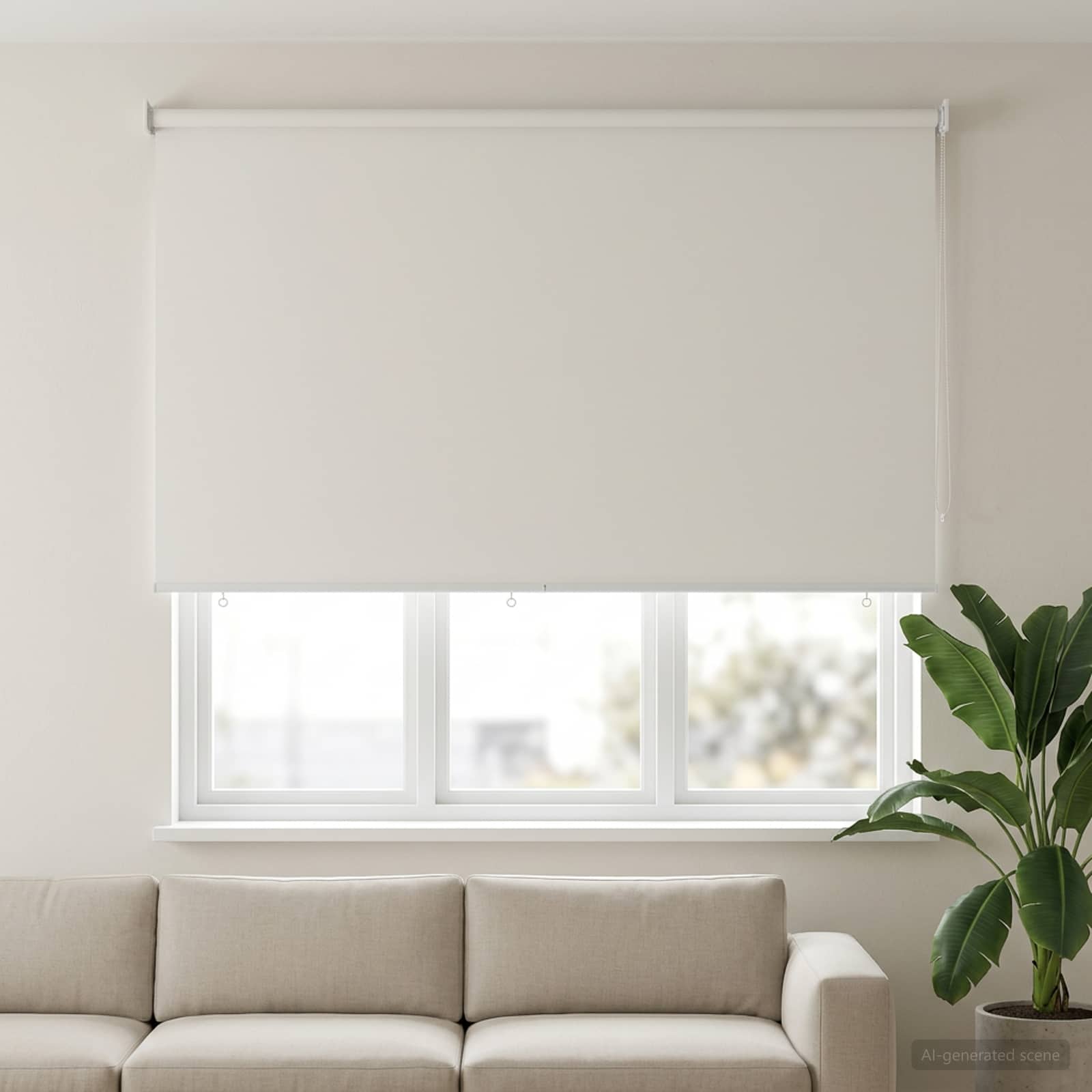 Roletta uv védelemmel fehér 200 x 140 cm poliészter