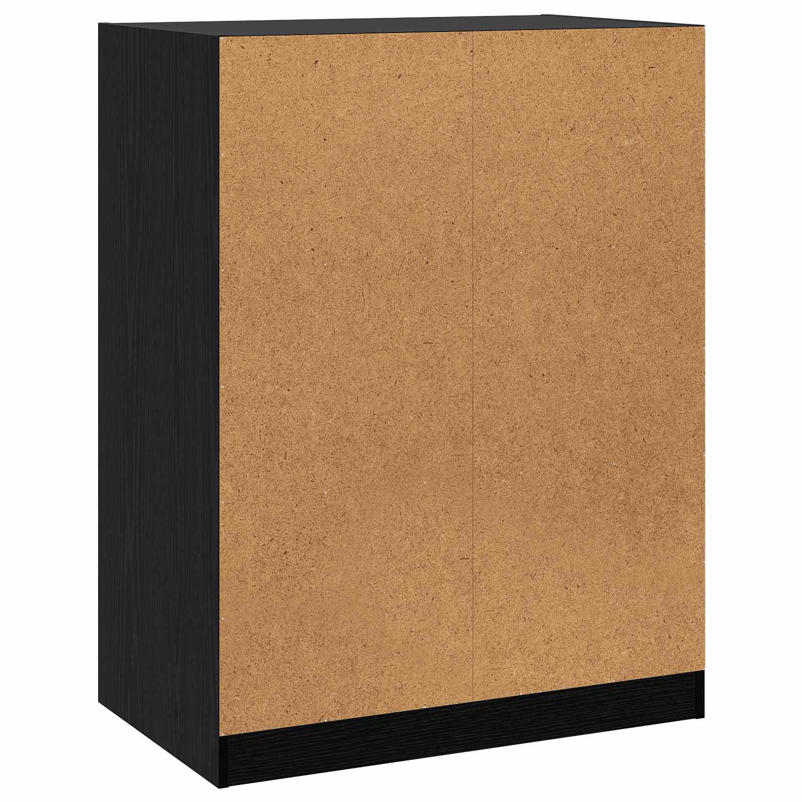 Ruhásszekrény polcokkal fekete tölgy 77 x 48 x 102 cm pb