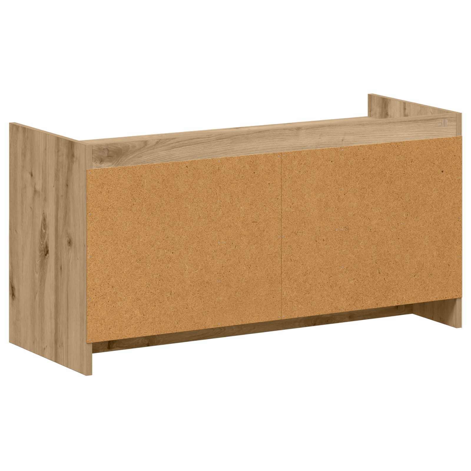 Cipőszekrény kézműves tölgy 100 x 39,5 x 51 cm szerelt fa