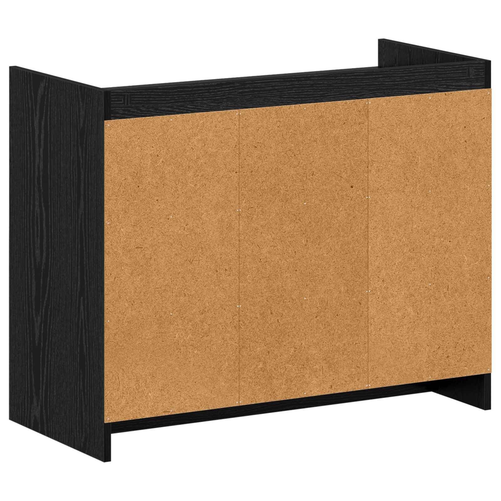 Cipőszekrény fekete tölgy 85 x 39,5 x 70 cm szerelt fa