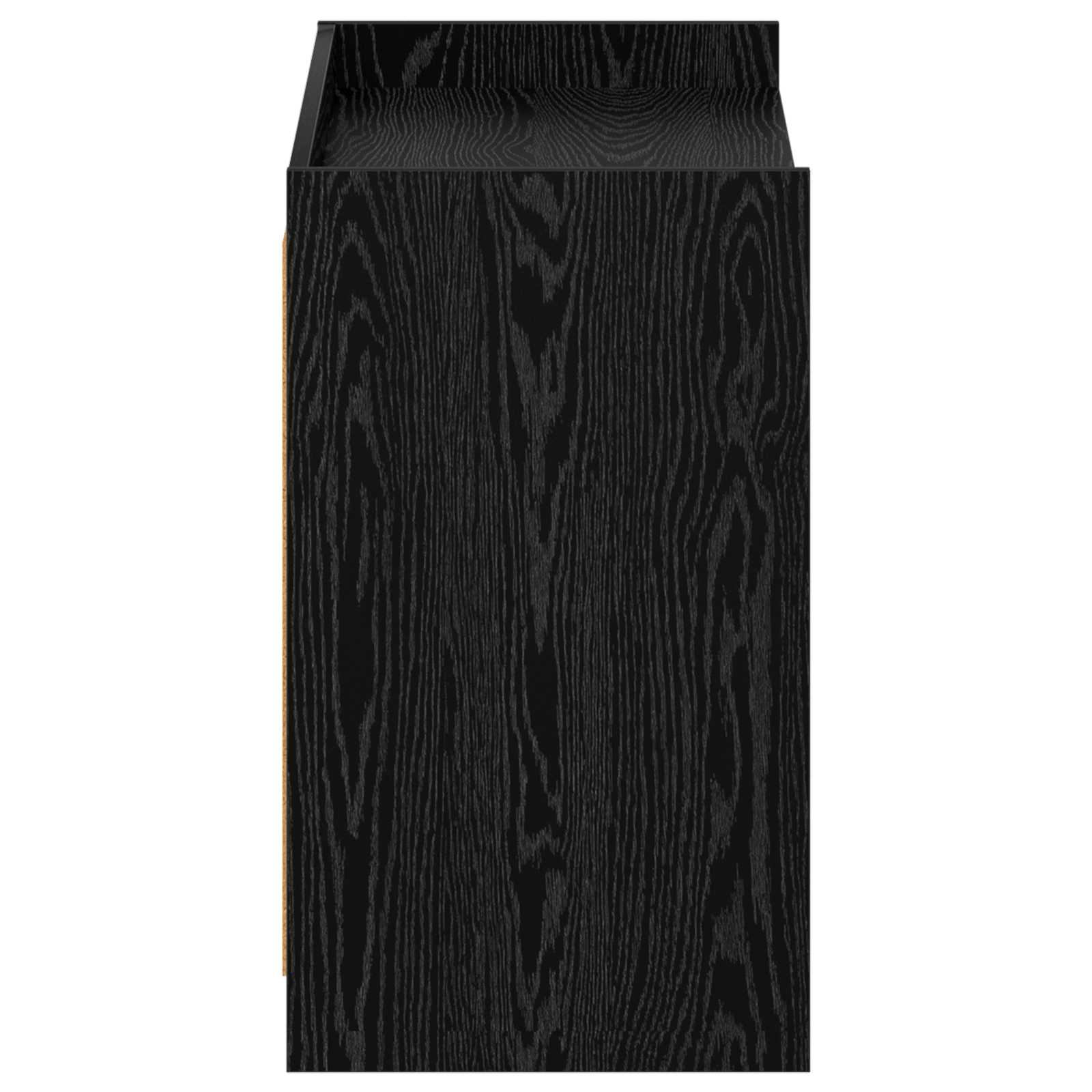 Cipőszekrény fekete tölgy 85 x 39,5 x 70 cm szerelt fa