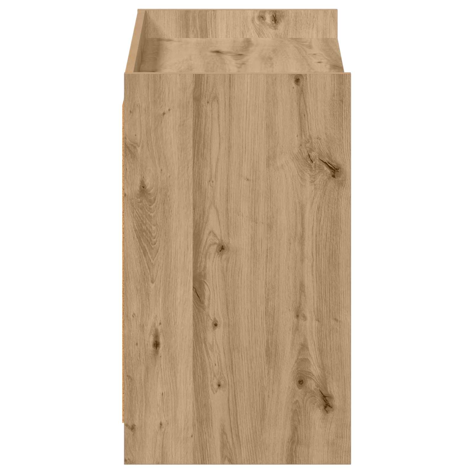 Cipőszekrény kézműves tölgy 85 x 39,5 x 70 cm szerelt fa