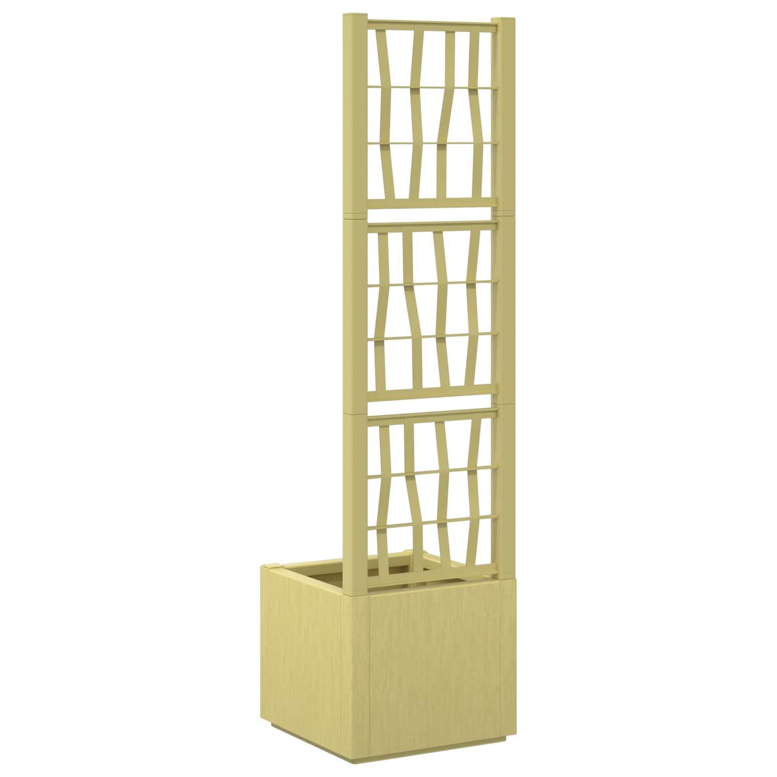 Kertész cserép rácsos változattal zöld 36 x 36 x 140 cm pp