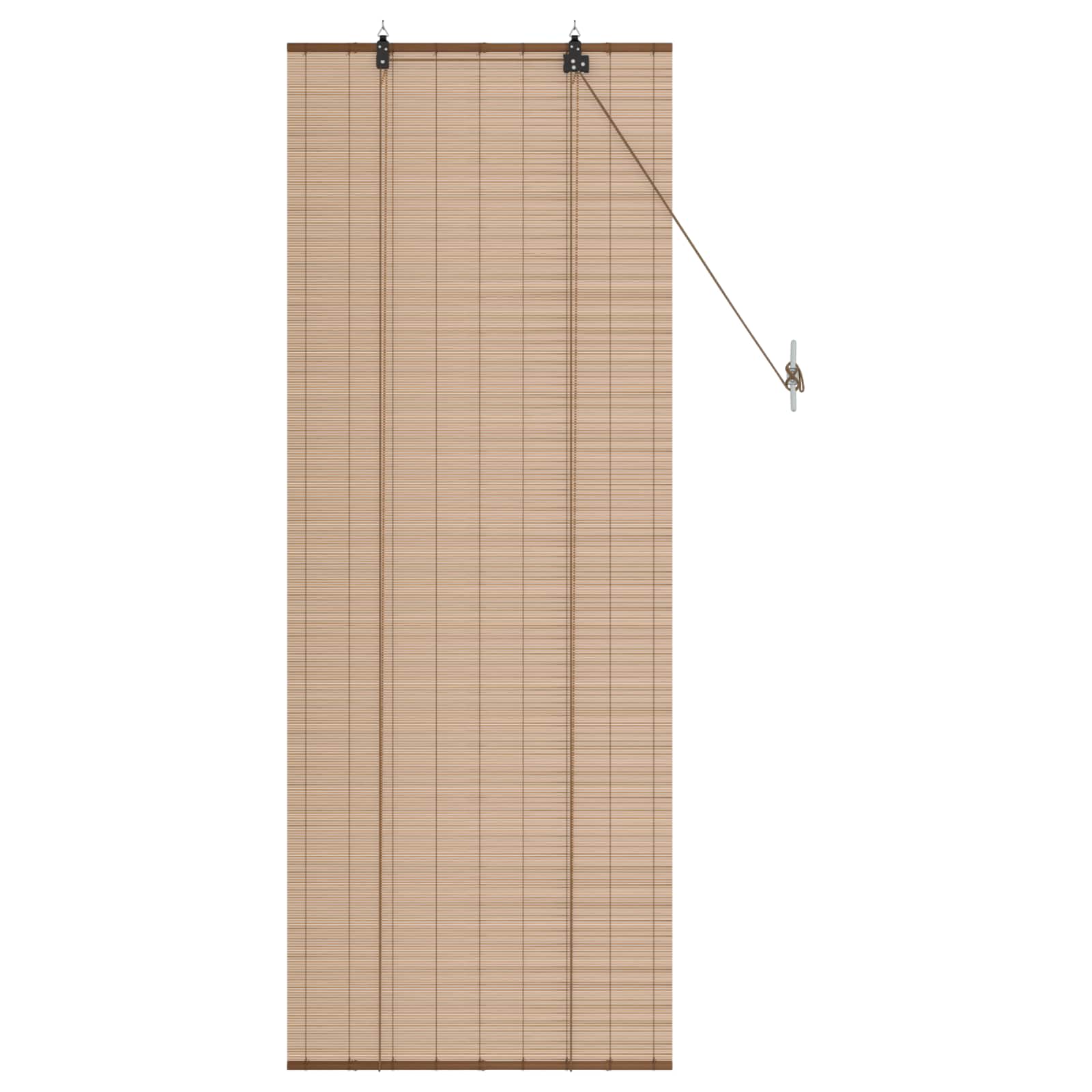 Roletta barna 40 x 160 cm bambusz