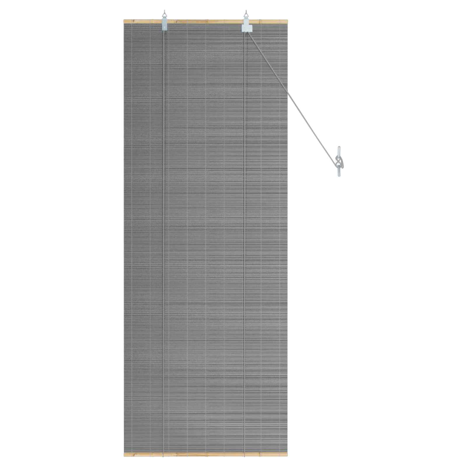 Roletta szürke 40 x 160 cm bambusz