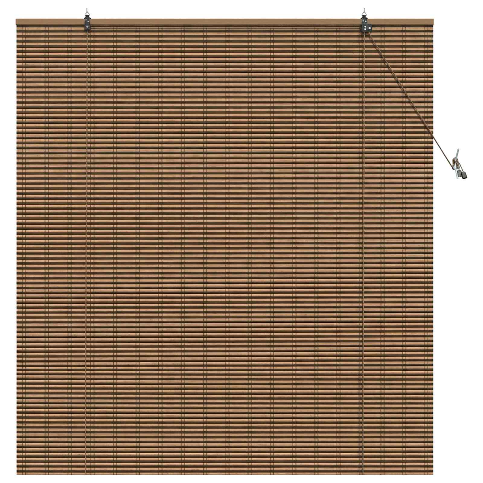 Roletta barna 130 x 160 cm bambusz
